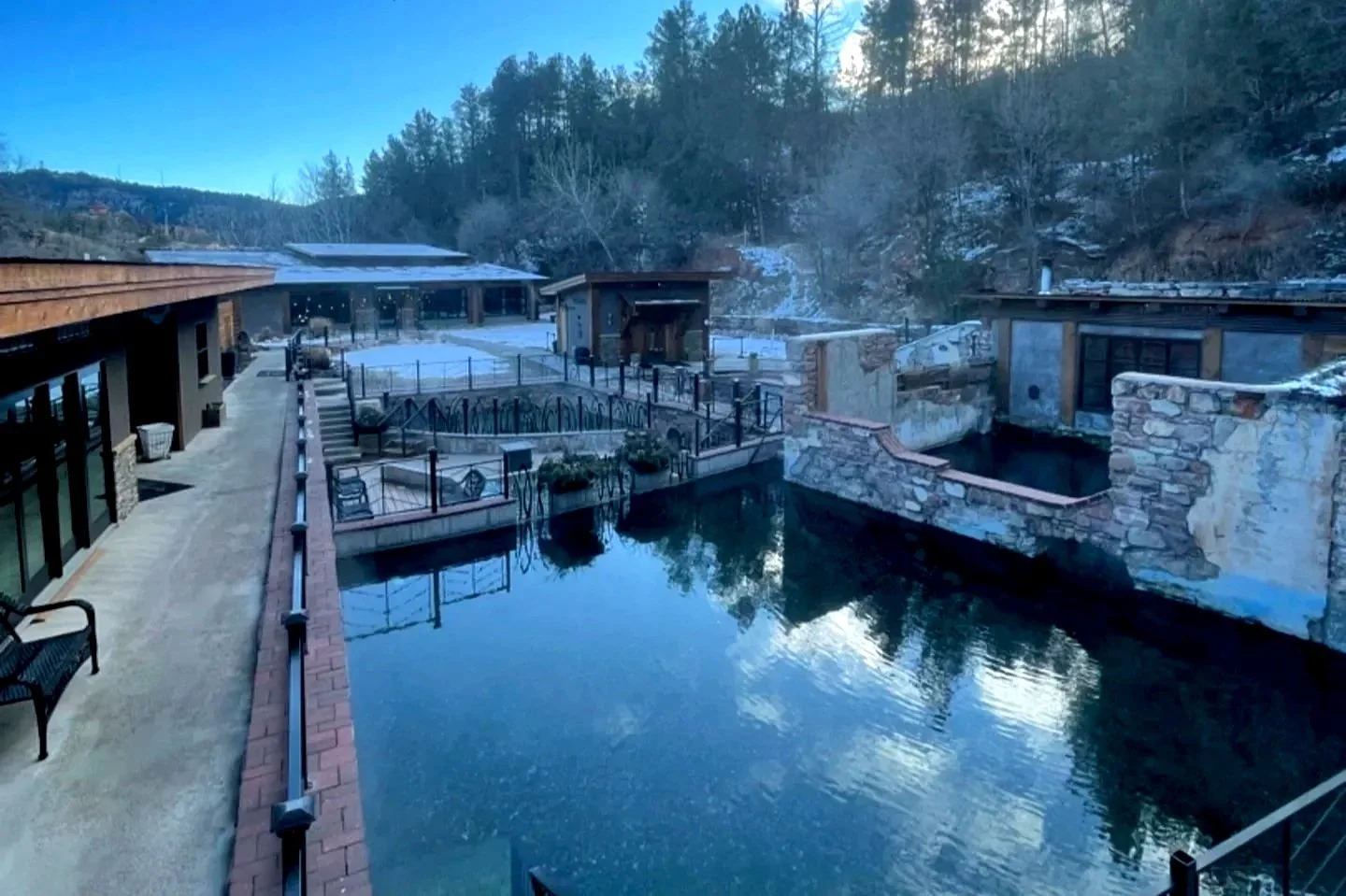 Mineral springs at Hot Springs, SD