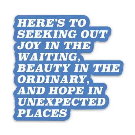 Seeking Out the Joy | Sticker