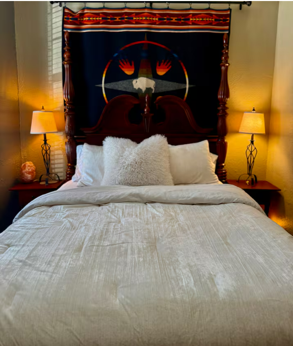 Main Level Bedroom 2 at Flat Iron Inn, Hot Springs SD.
