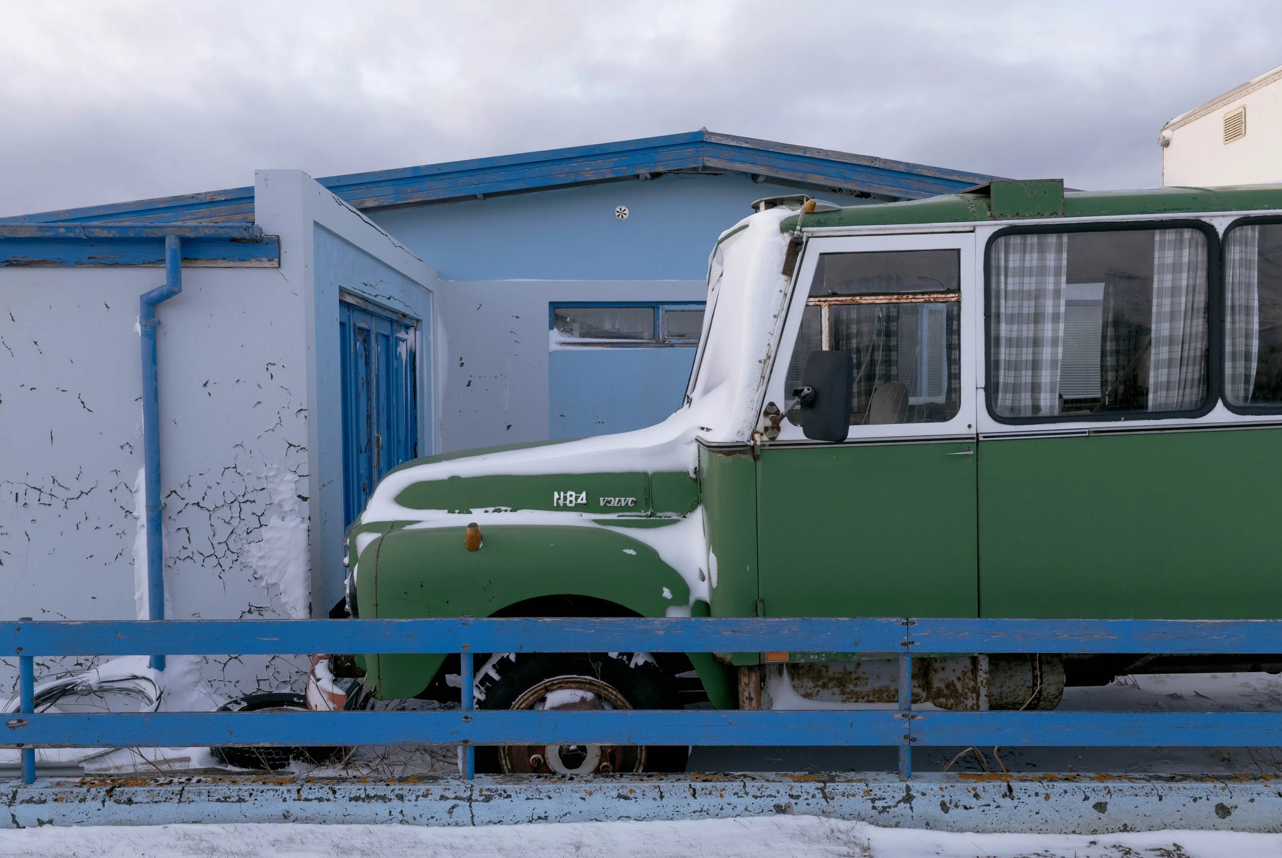 Skagaströnd, Northwest Iceland, January, 2024.