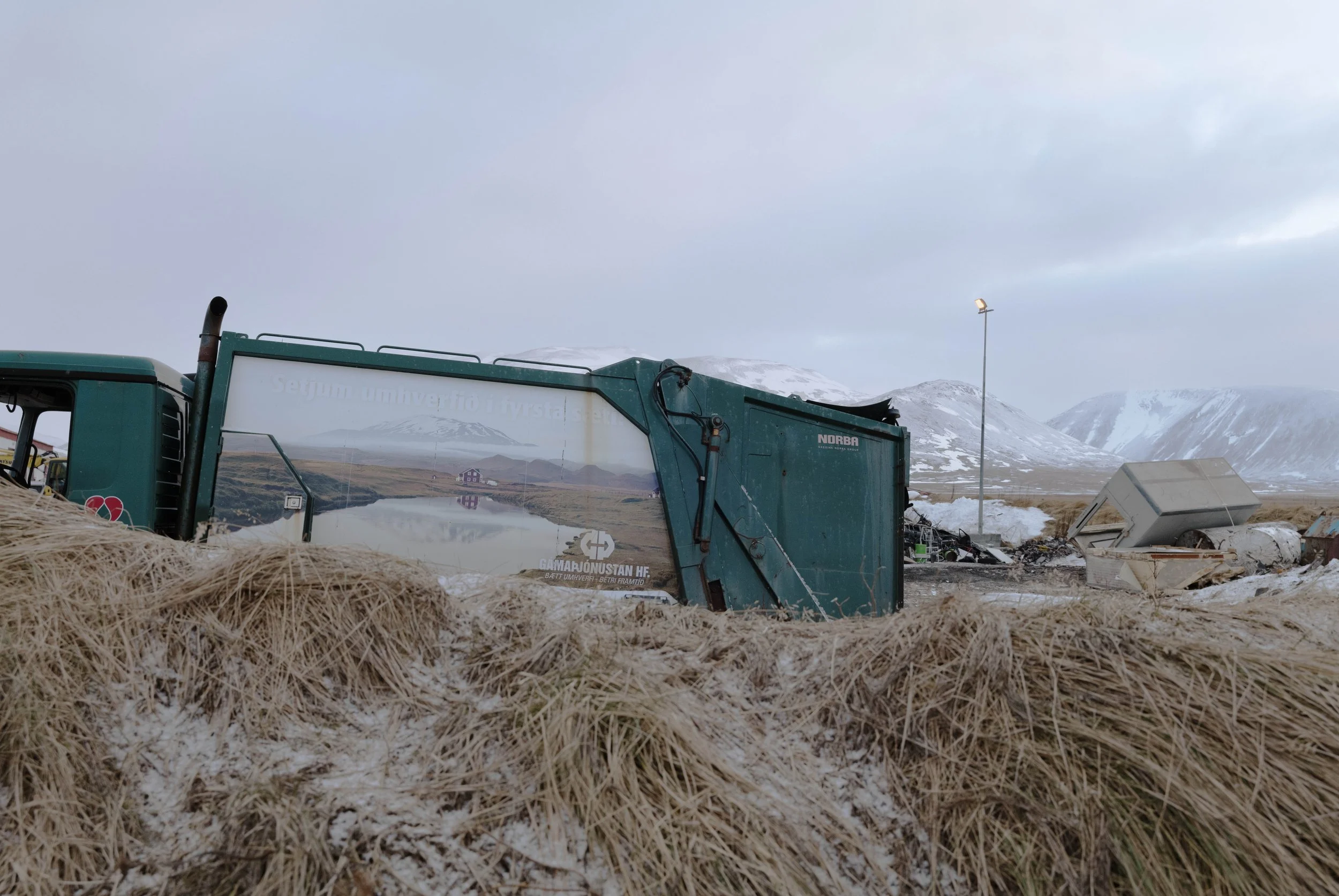 Skagaströnd, Northwest Iceland, January, 2024.