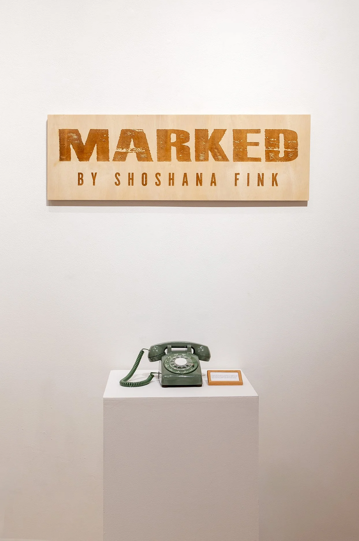 Marked at Form+Content Gallery, Photo by Christopher Selleck.
