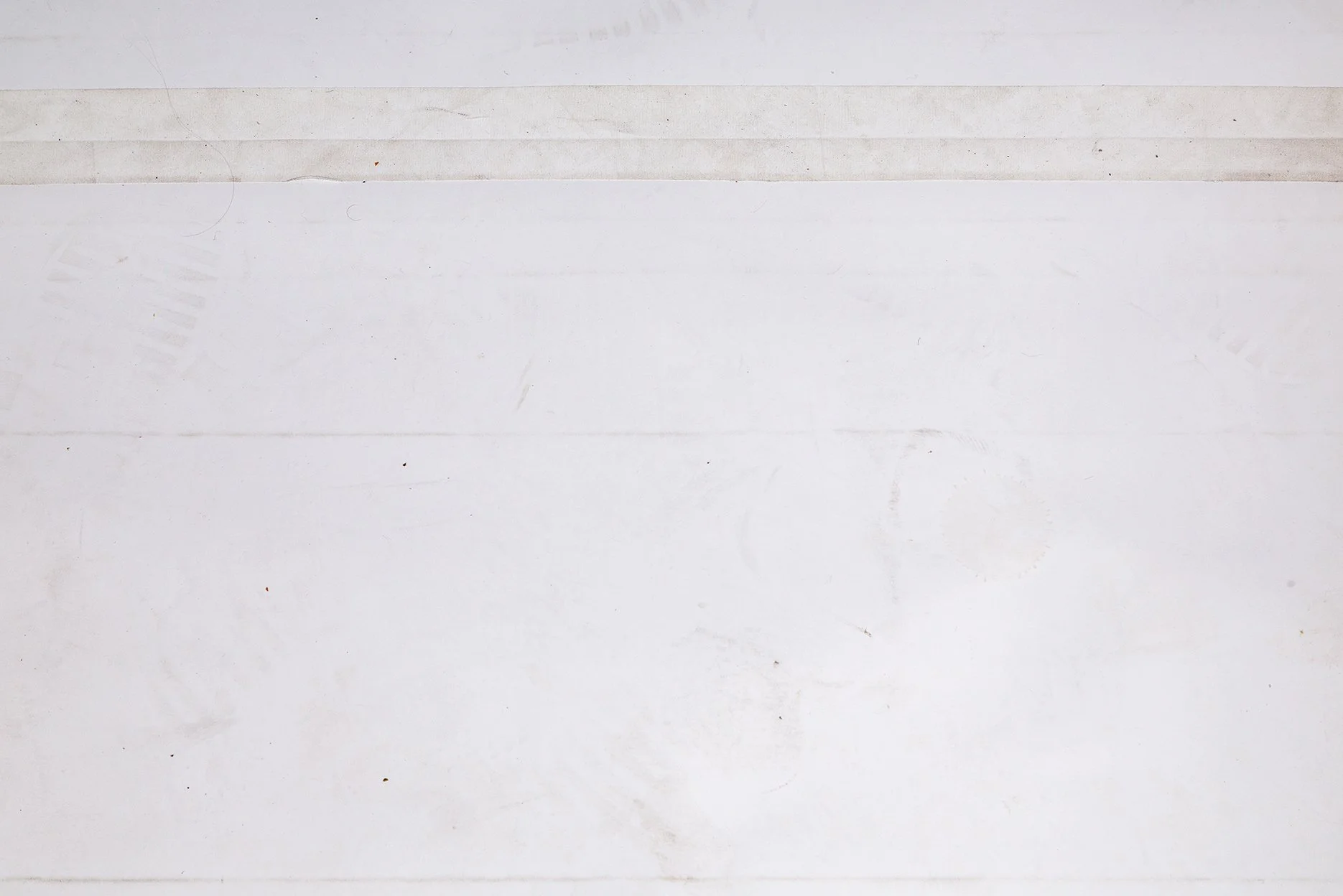 Marked at Form+Content Gallery, footprint detail on house floor. Photo by Christopher Selleck.