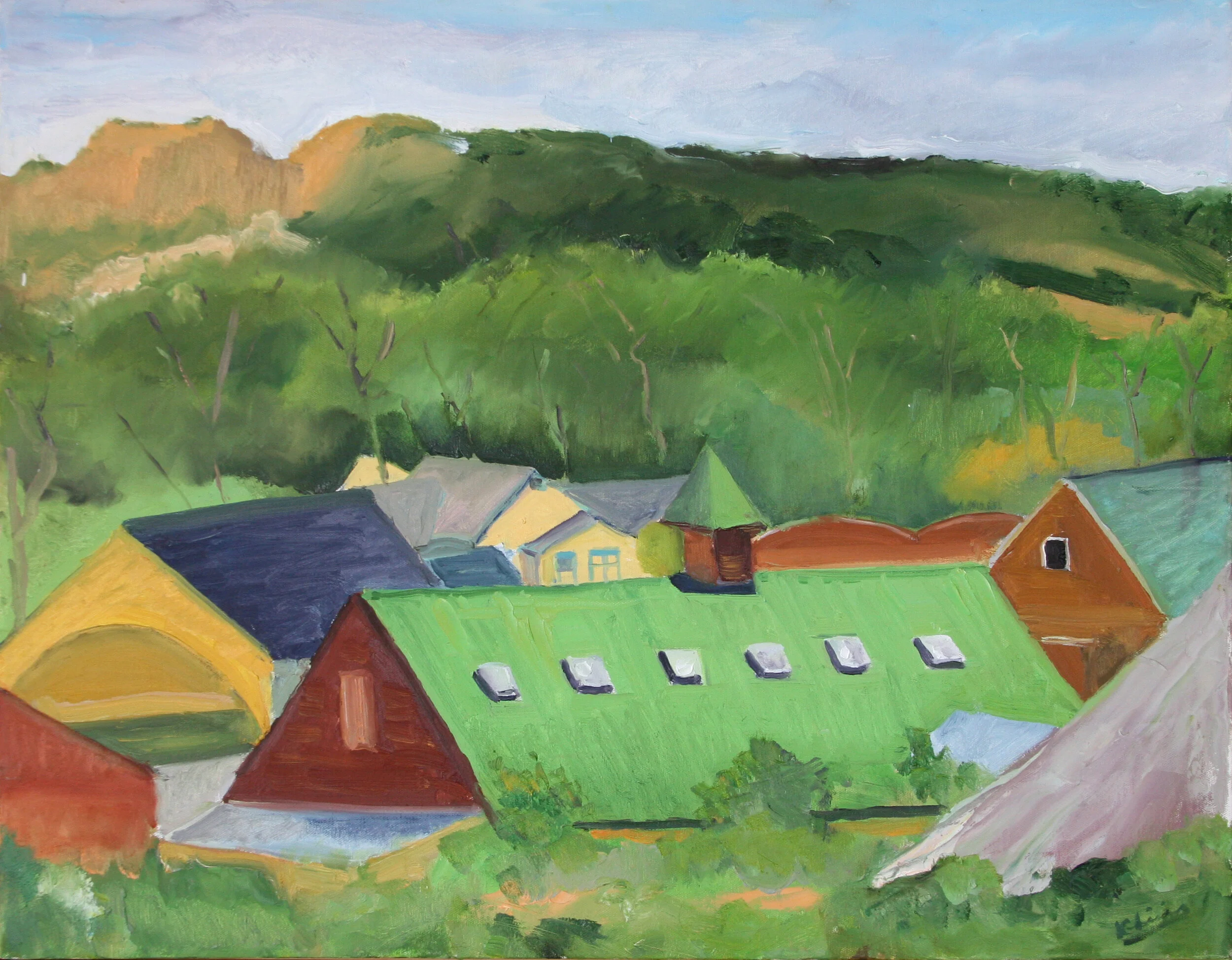 Ojo Caliente - Oil on canvas 22"x28"