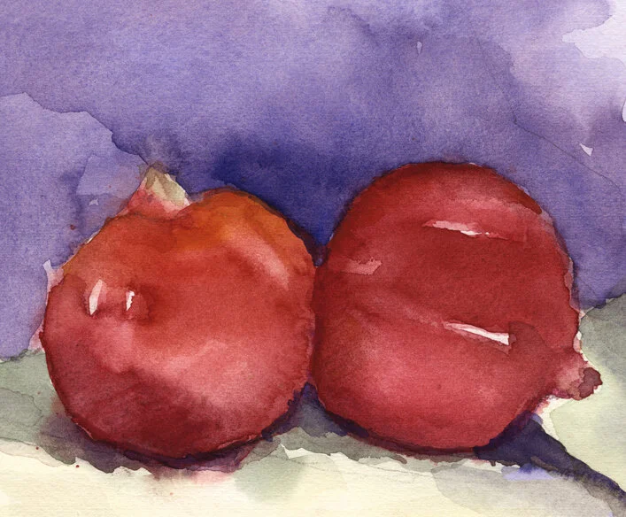Pomegranate - Watercolor  8"x 10"