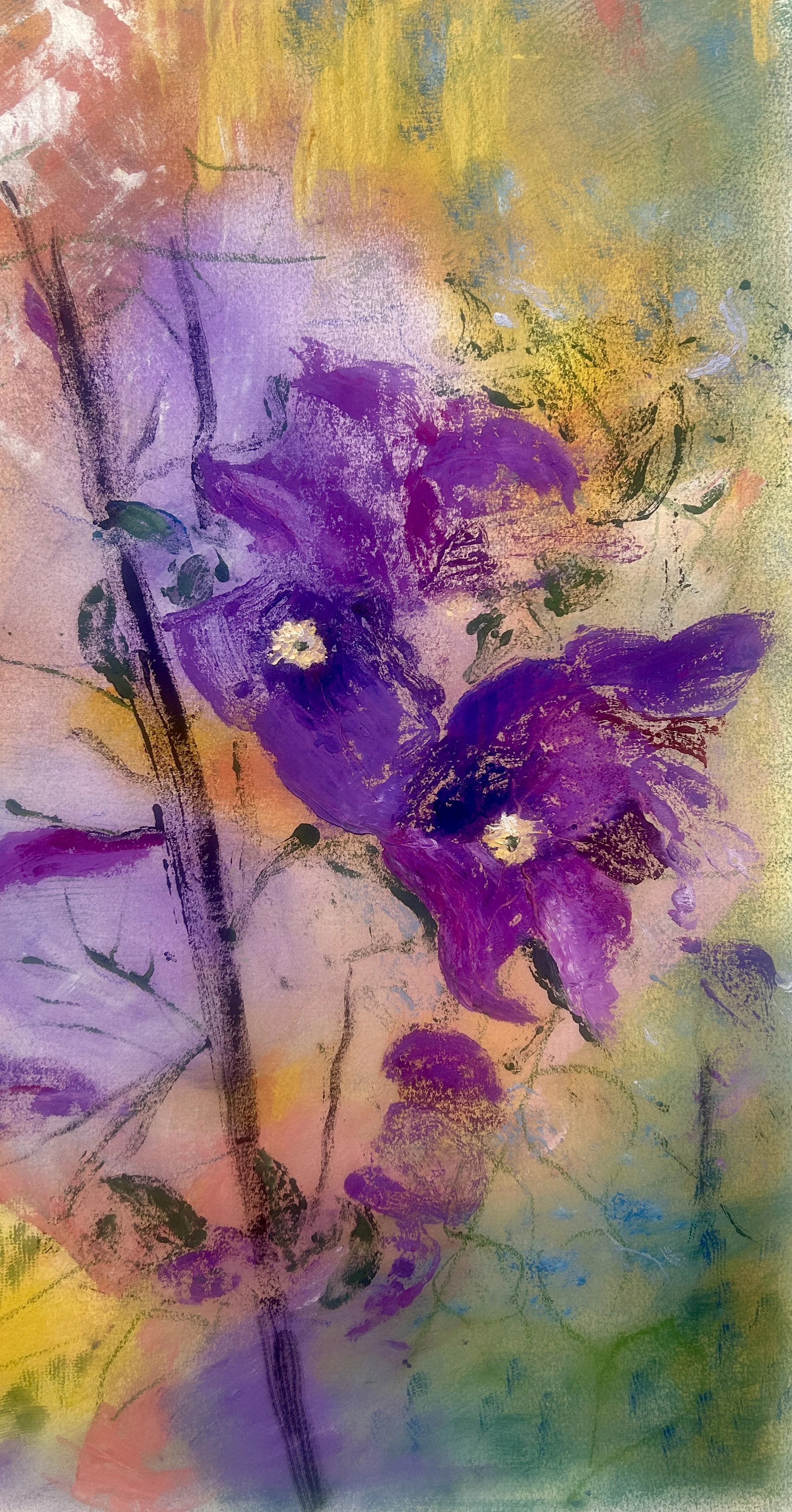 Reincarnation
Mixed media monotype
Size: 30"x 20"  price: $1800