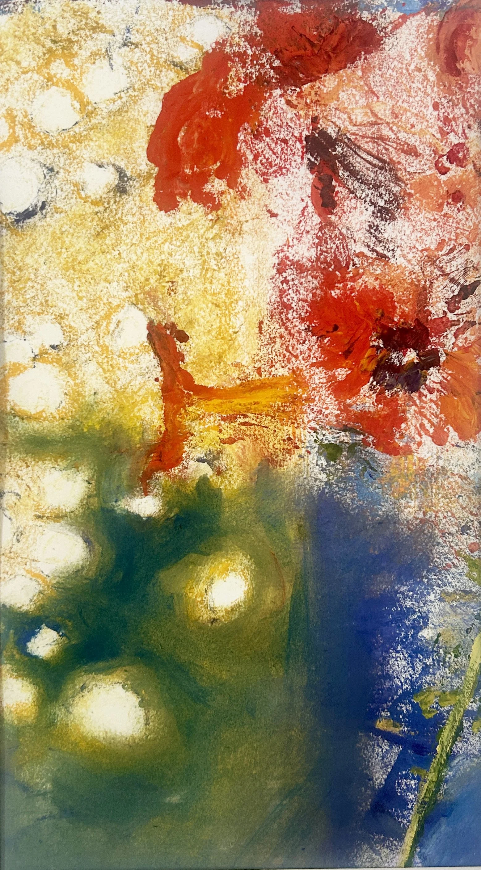 Trumpet Vine Umbra
Oil monotype
Size: 12"x 18"  Price: $385