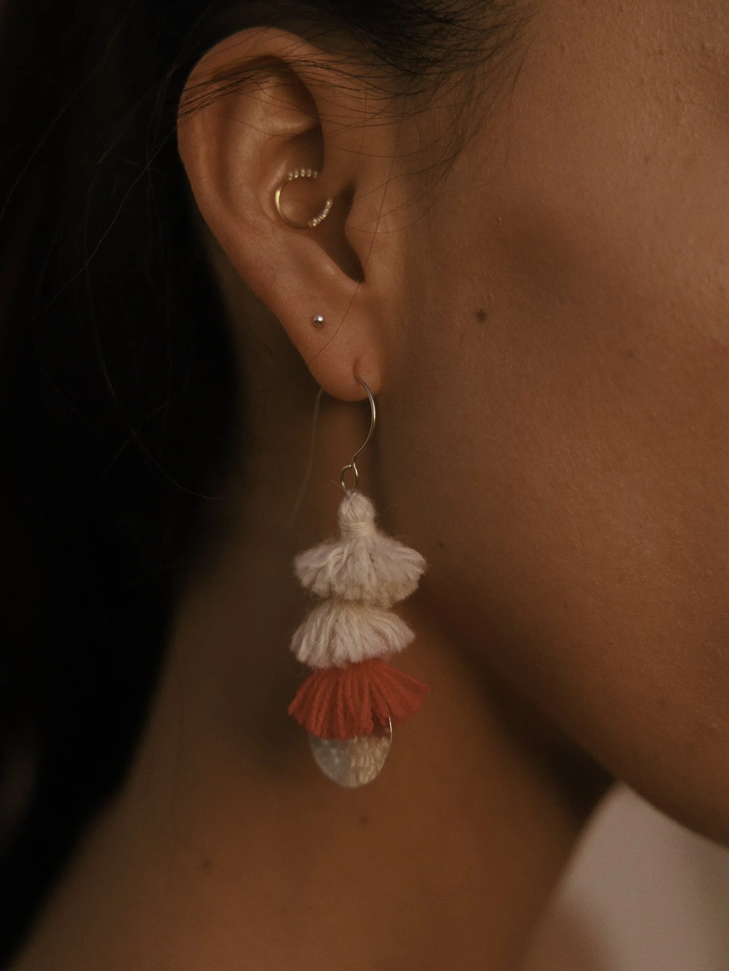 SIMPLE TULLMA EARINGS/ARETES TULLMA SIMPLE