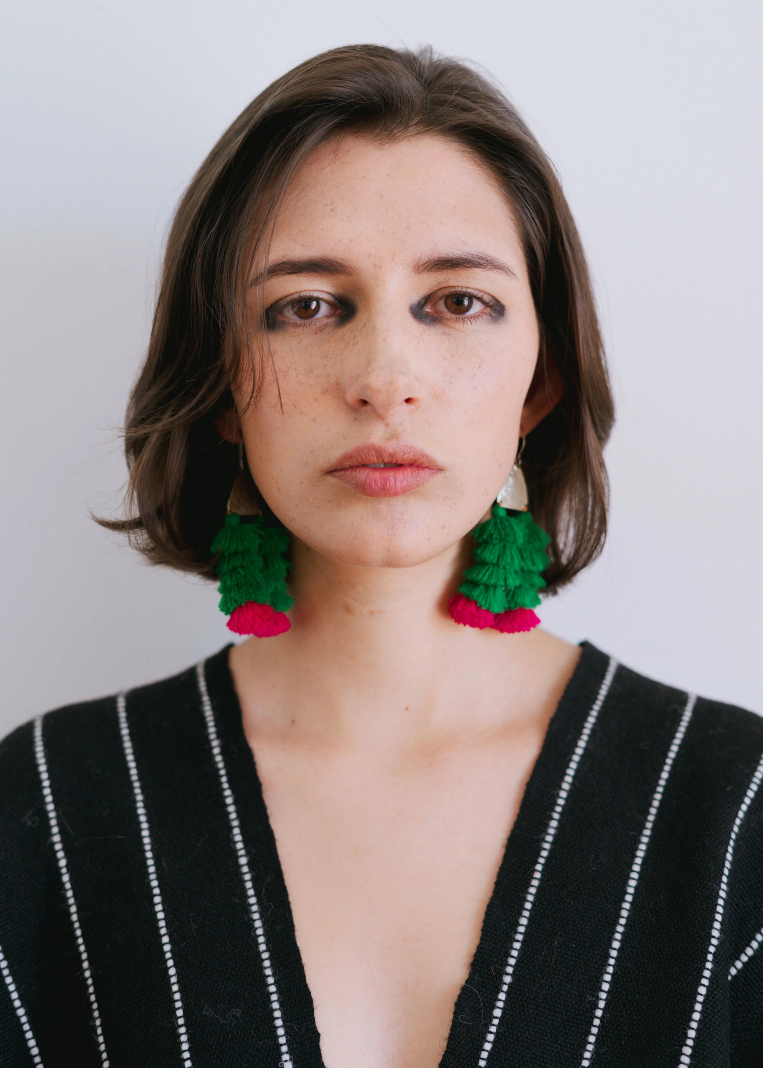 DOUBLE TULLMA EARINGS