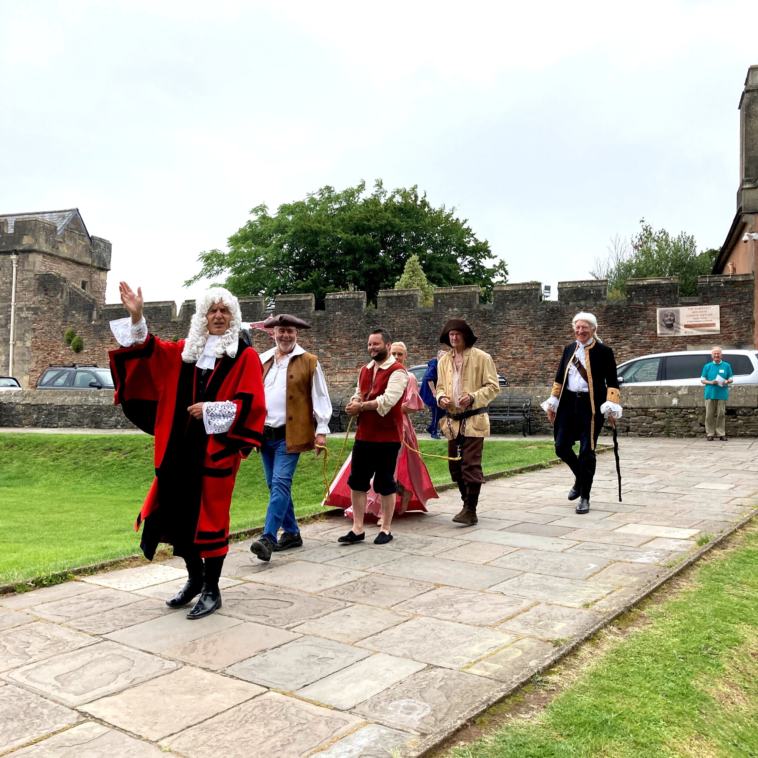 Pageant to re-enact the Bloody Assizes by Wells Civic Society & Friends