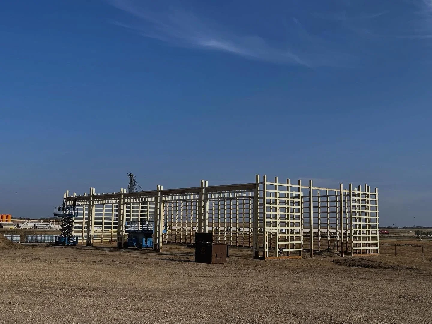 Our commercial crew is hard at work raising the structure for a new shop for our valued repeat client, Solution Services. It&rsquo;s always an honor to be part of our clients&rsquo; growth stories, and we&rsquo;re excited to bring this project to lif