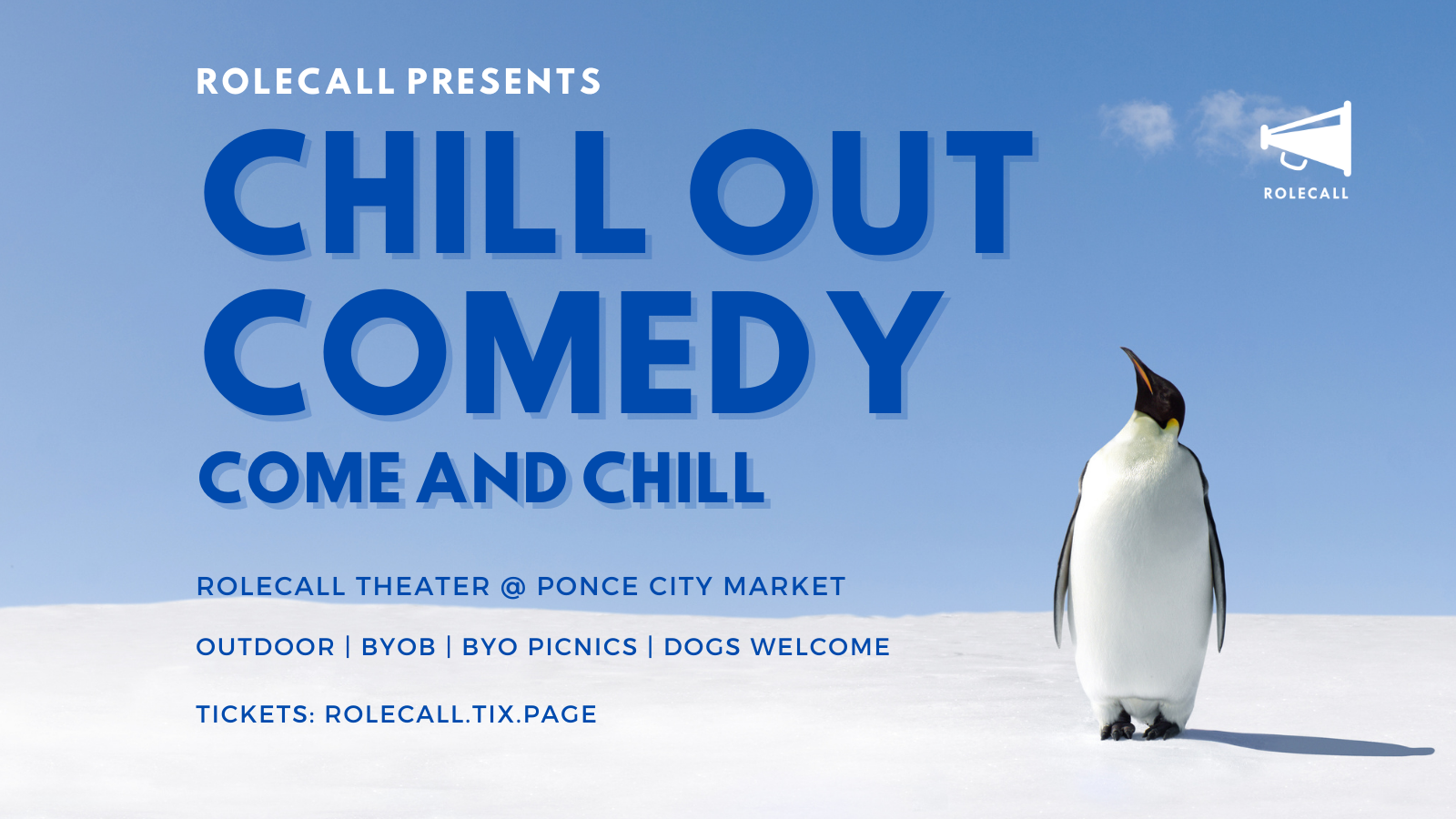 RoleCall Theater: Outdoor Comedy series LOL...O presents Chill Out Comedy