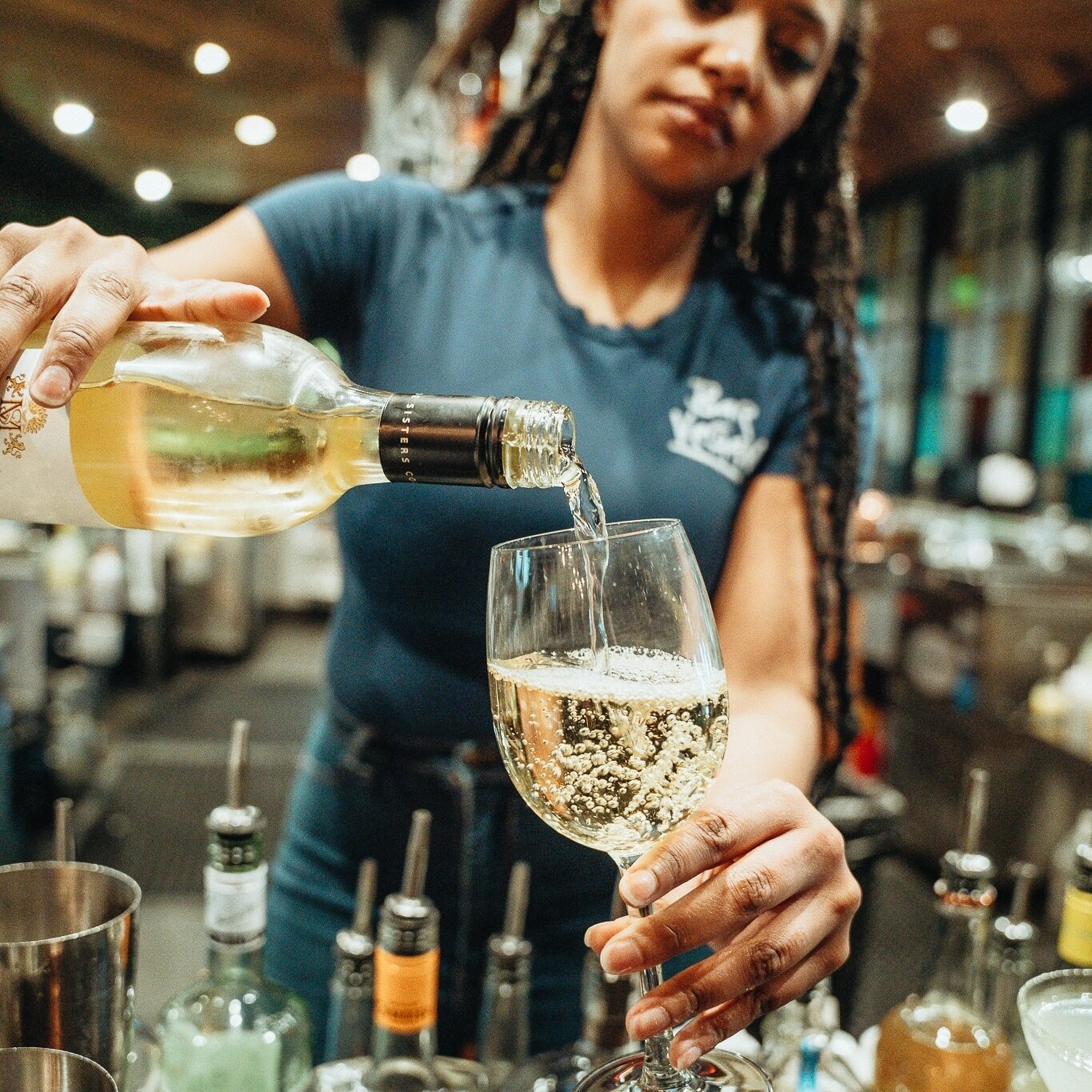 Wine not? 🍷 Head to @barveganatl for Wine Down Wednesdays with $8 glasses of wine and 1/2 off bottles - cheers! 🥂