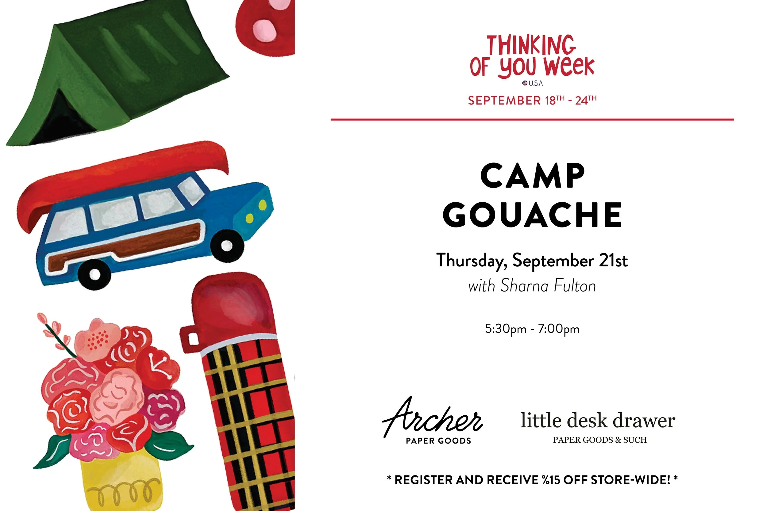 Camp Gouache with Sharna Fulton