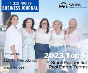 Jacksonville Business Journal | Top 5 Small Residential Real Estate Teams