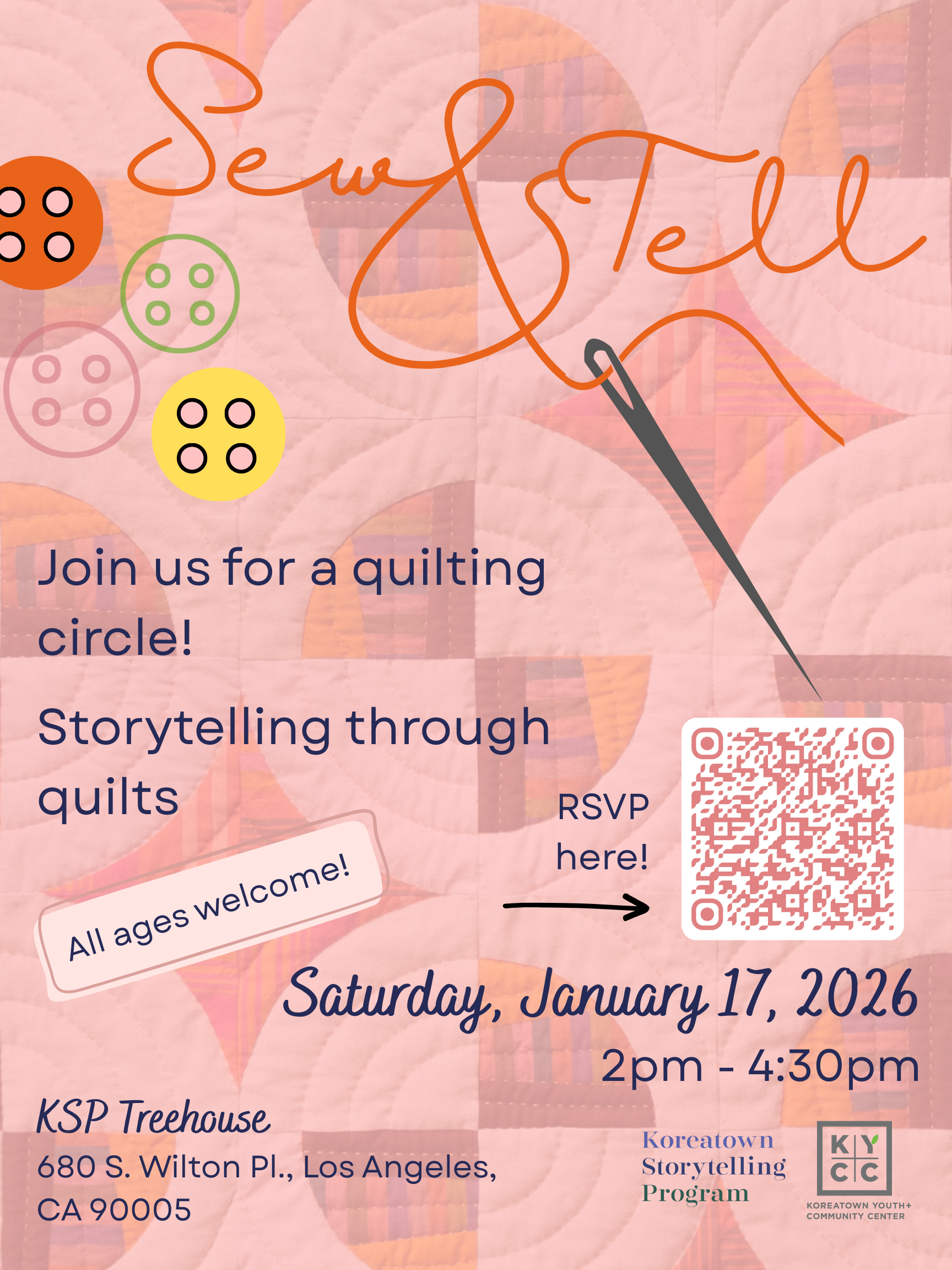 Sew & Tell Quilting Workshop