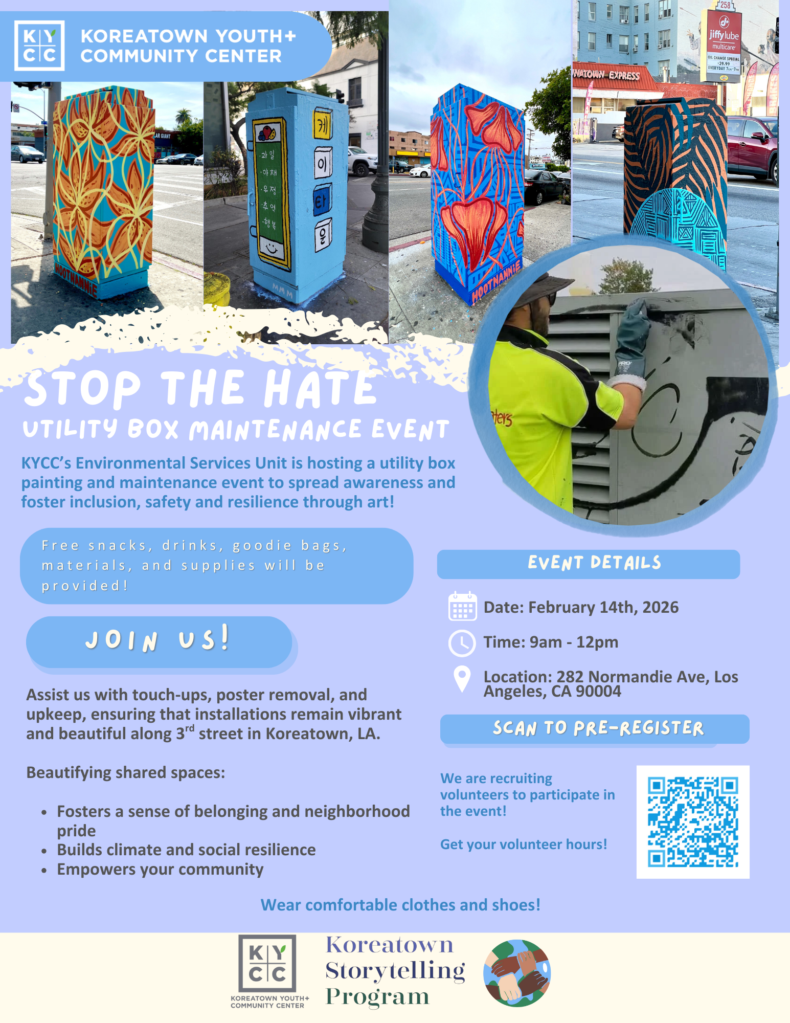 Stop the Hate Utility Box Maintenance Event