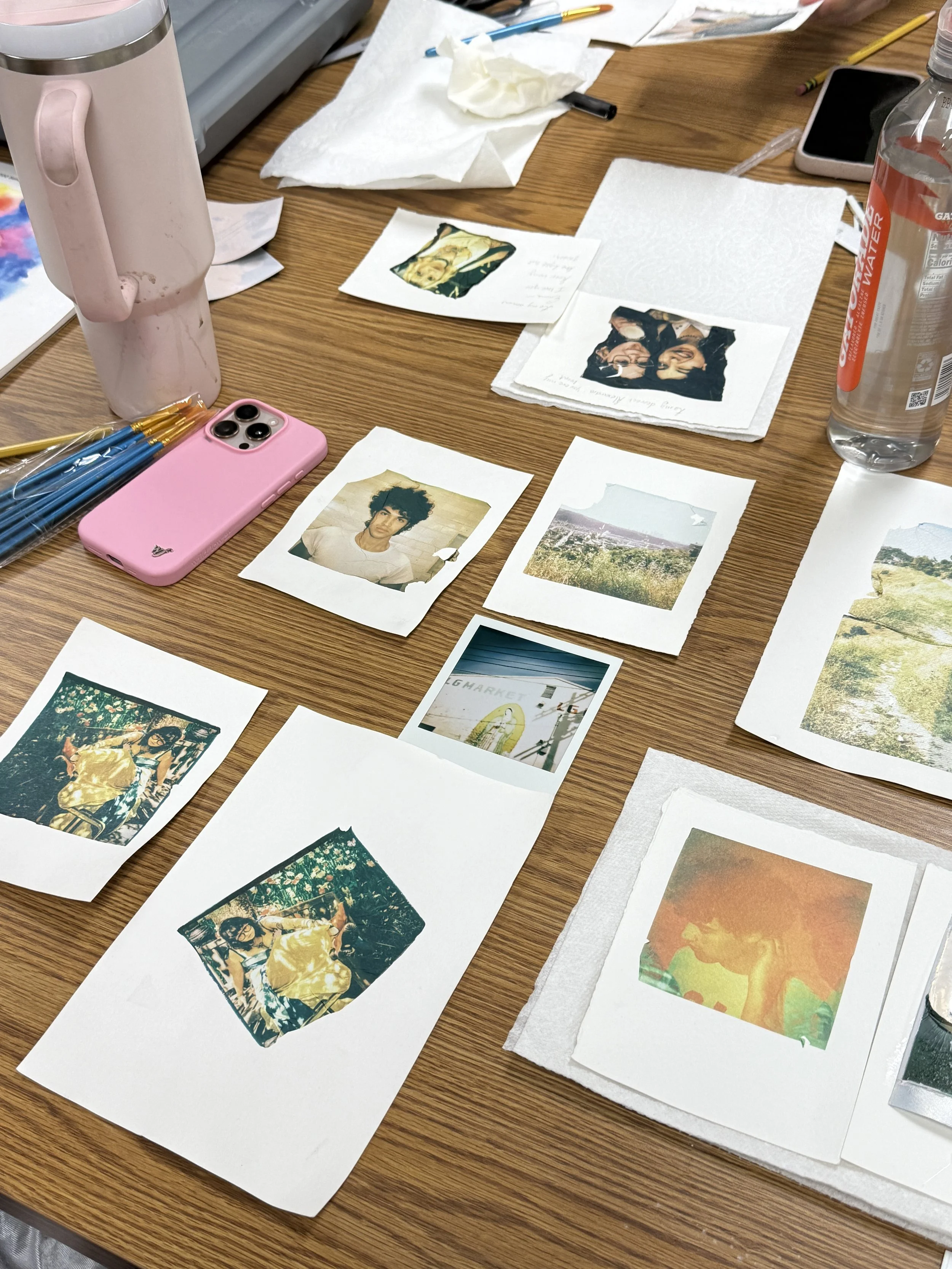 Polaroid Transfers Workshop with Dahlia!
