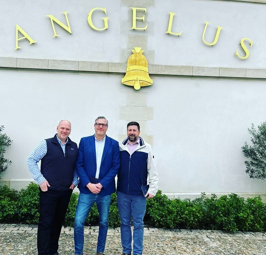 The final days in Europe led the Dream Wines Team to #saintemilion 

What an honour to be welcomed at @chateauangelus for their en primeur tasting. Such an amazing experience to finally discover the secrets behind 2022 vintage Angelus Premier Grand C