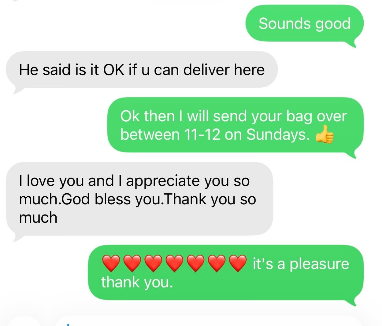 How did I get so lucky to be the recipient of such messages?????