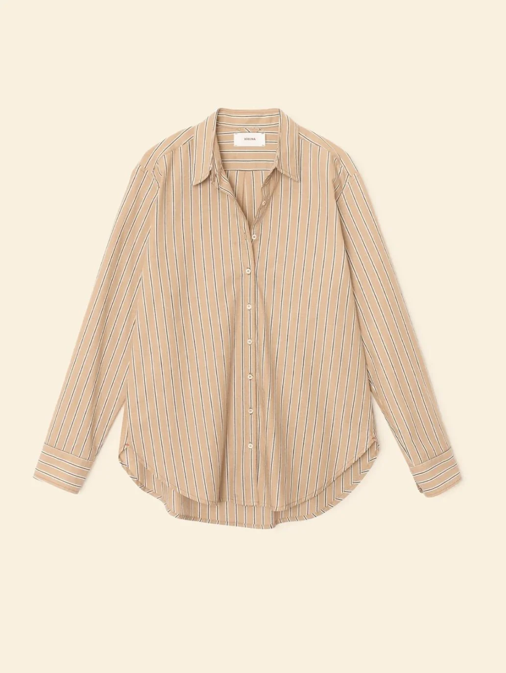 Nouveau ! XIRENA Chemise Beau Toffee Stripe