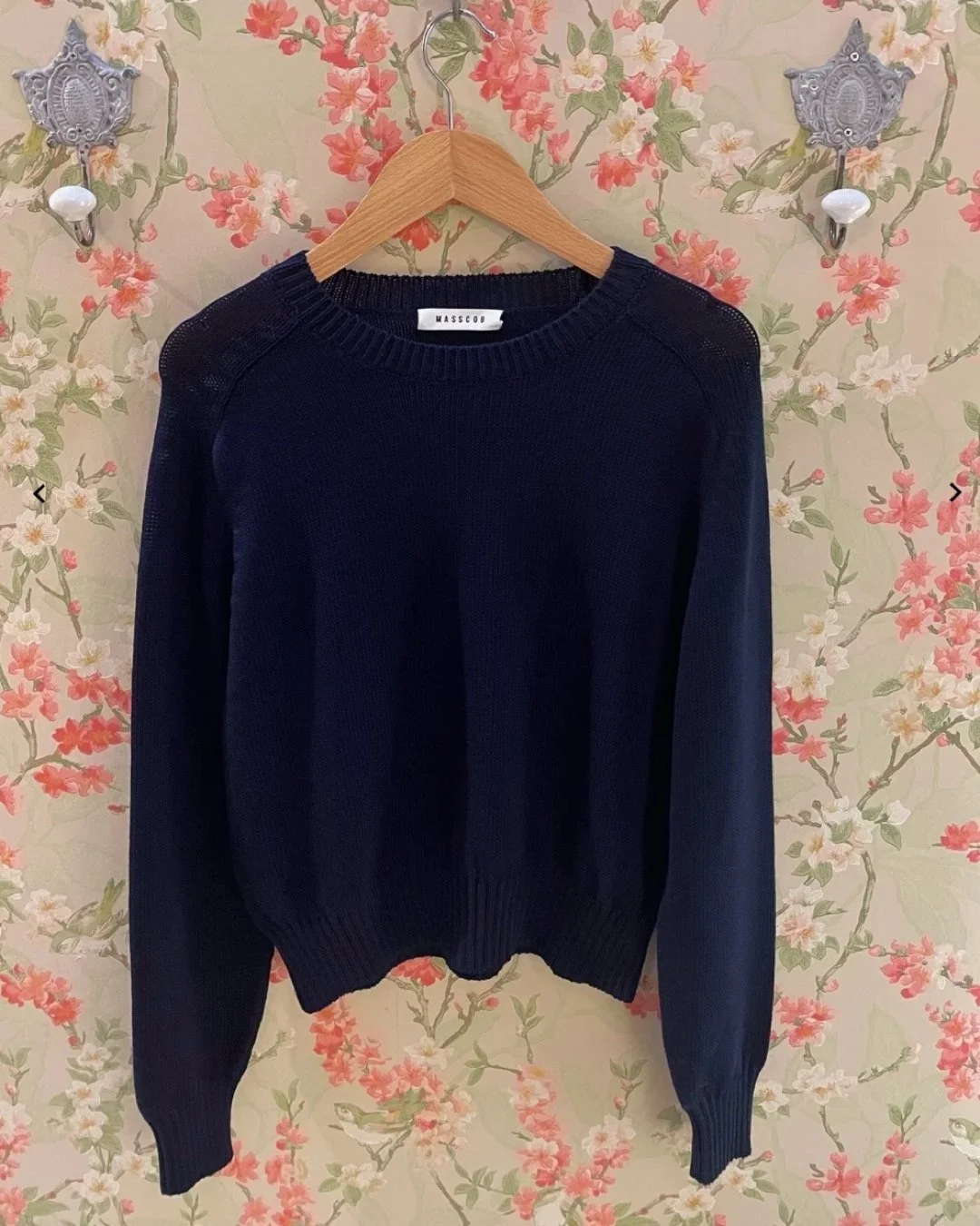 Le pull Merlot Deep Navy en lin et coton, 302€
