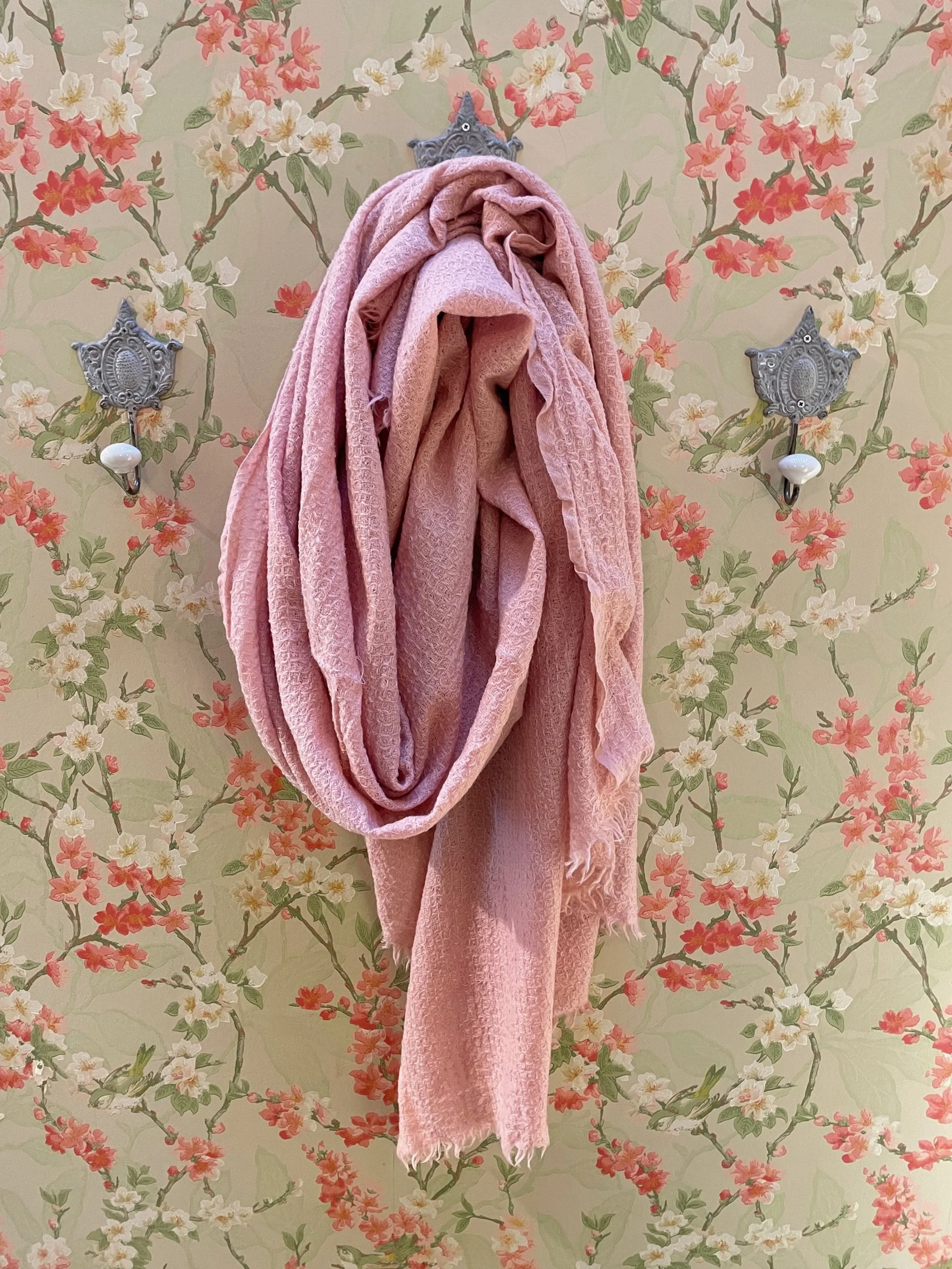 Nouveau ! LAURENCE BRAS Écharpe Towel Pink