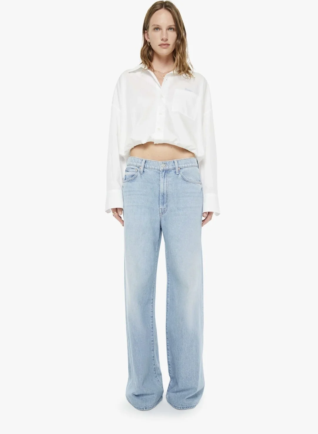 Nouveau ! MOTHER Jean The Ditcher Roller Zip Skimp Few and Far Between PRÉCOMMANDE !