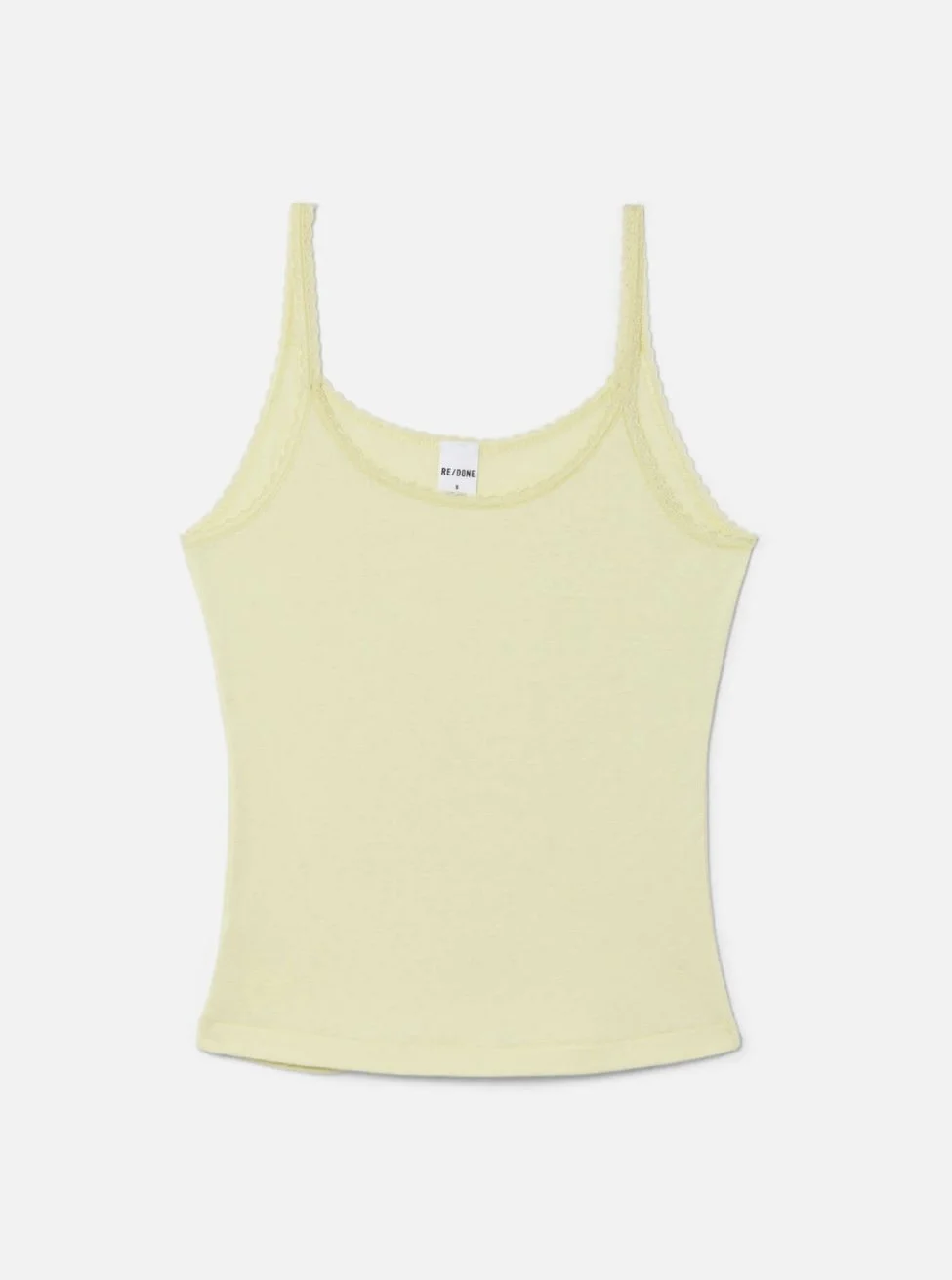 Nouveau ! RE/DONE Top Lace Strap Tank Limeade PRÉCOMMANDE !
