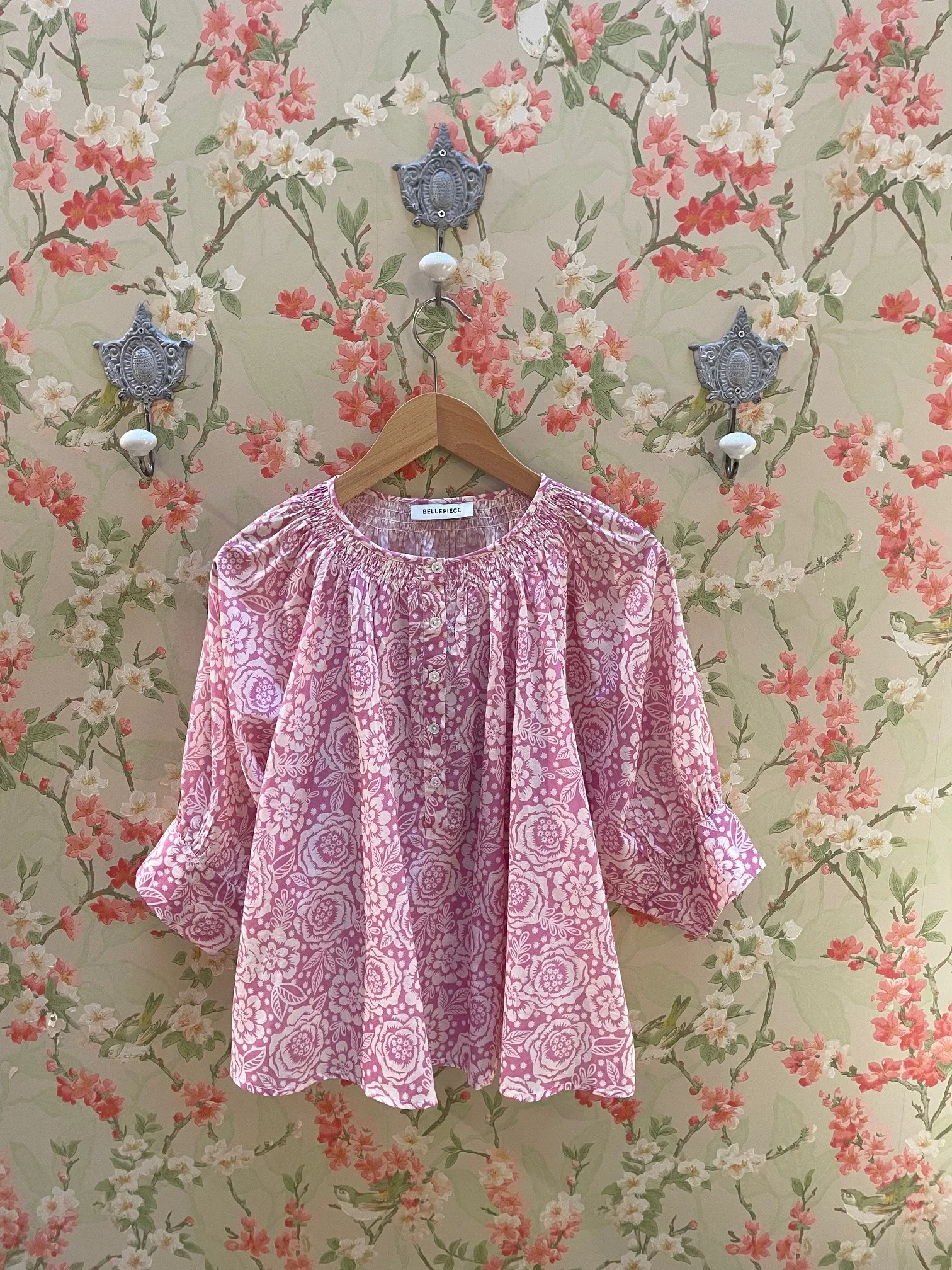 Nouveau ! BELLEPIECE Blouse Chiara Rose
