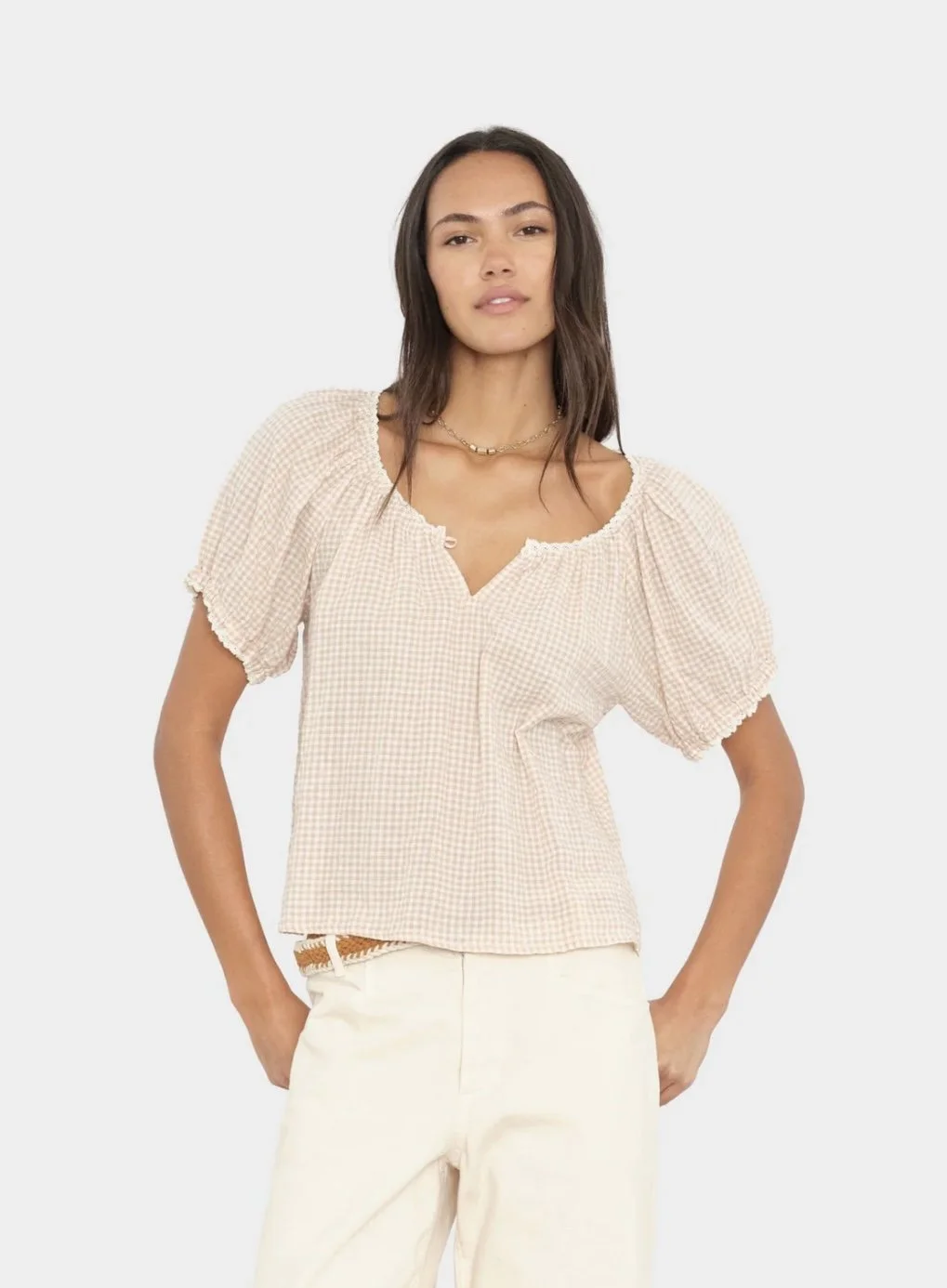 Nouveau ! XIRENA Blouse Maisie Sand Castle PRÉCOMMANDE !
