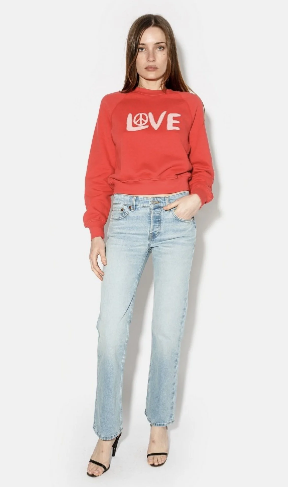 Nouveau ! RE/DONE Jean Slim Straight Crop Silver Springs PRÉCOMMANDE !