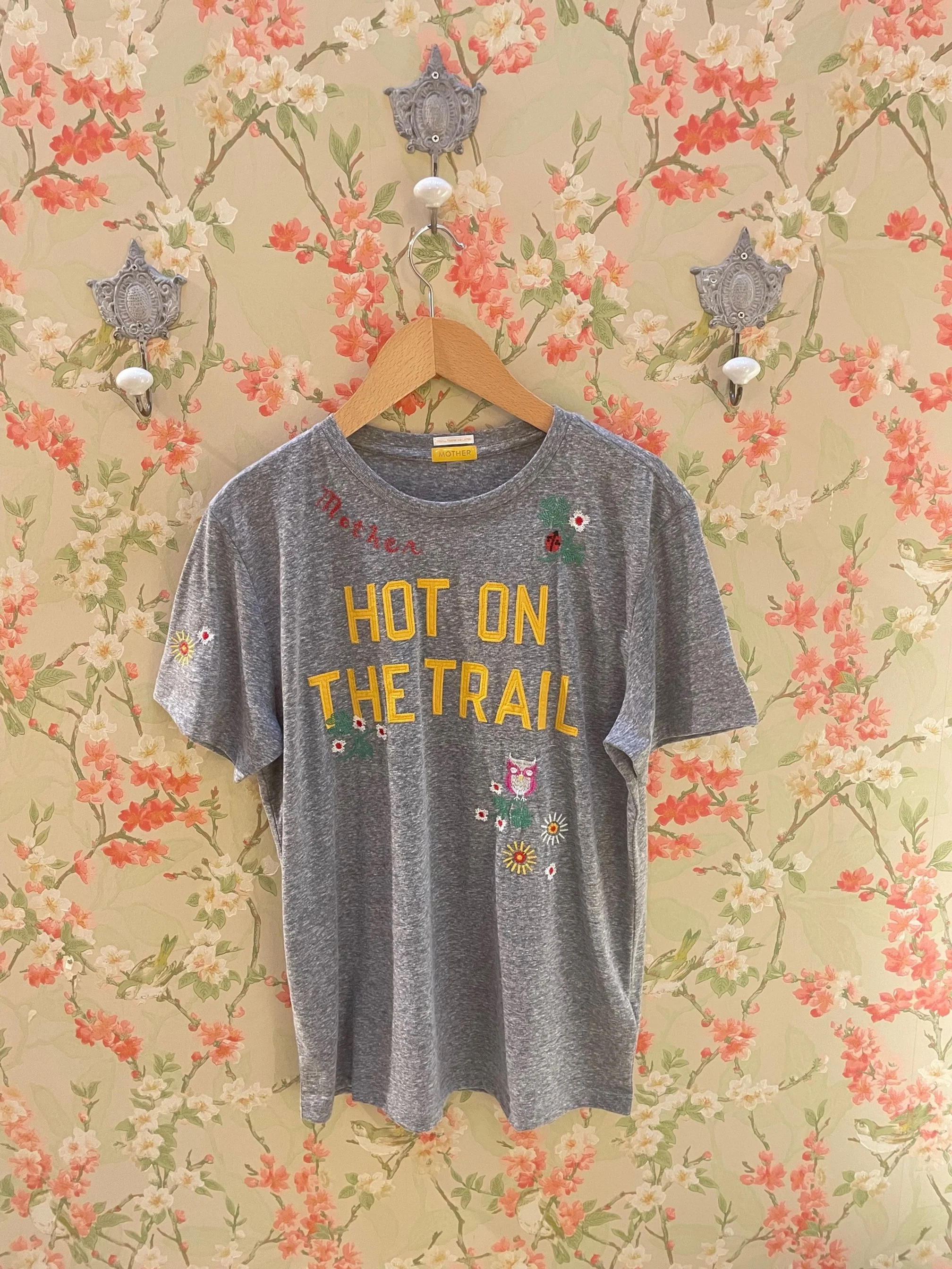 Nouveau ! MOTHER T-shirt The The Rowdy Hot On The Trail