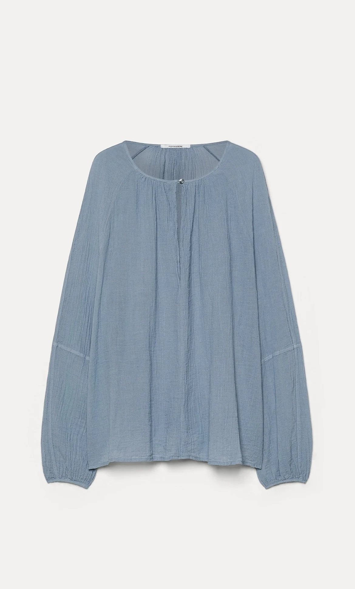 Nouveau ! POMANDÈRE Blouse en Coton Aviator Blue PRÉCOMMANDE !