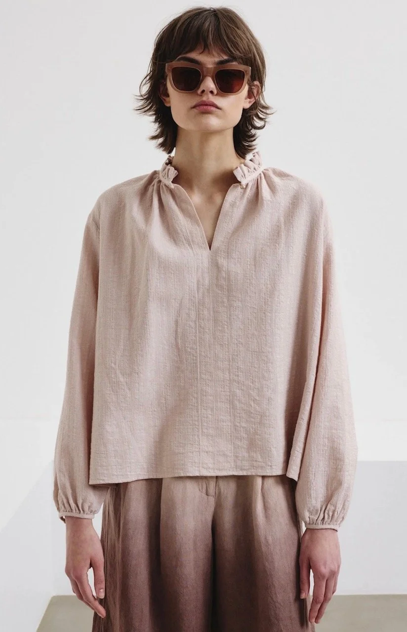 Nouveau ! POMANDÈRE Blouse 9497 Orchidée