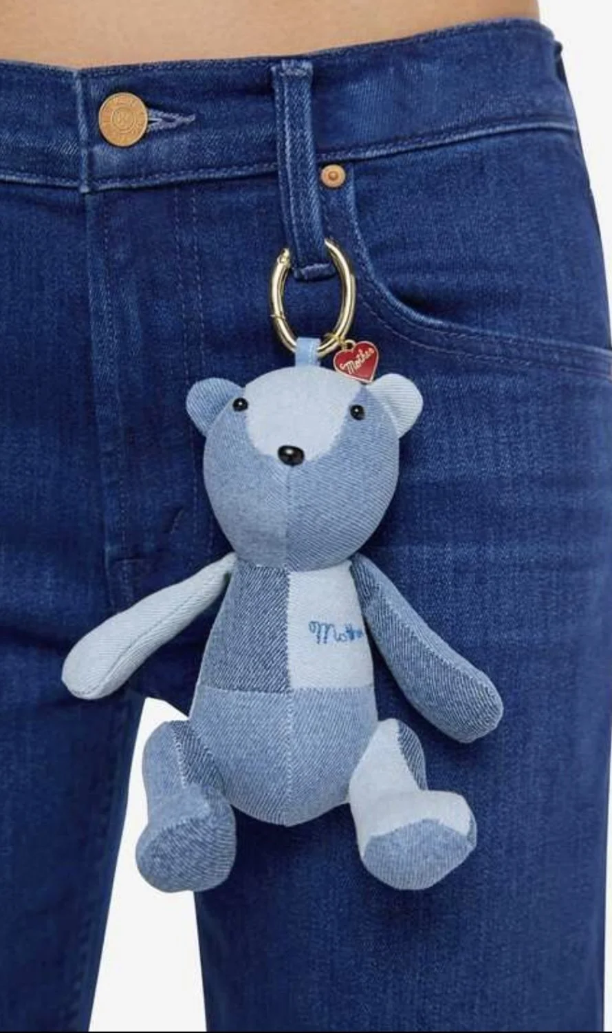 Nouveau ! MOTHER Bijoux De Sac The Bear With Me Denim Blues COMING SOON ! PRÉCOMMANDE !