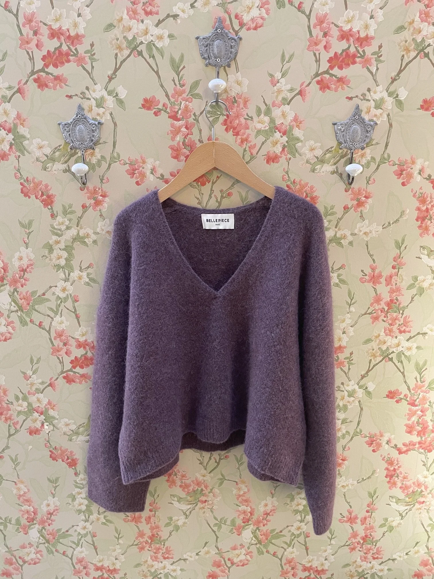 Nouveau ! BELLEPIECE Pull Sean Grape
