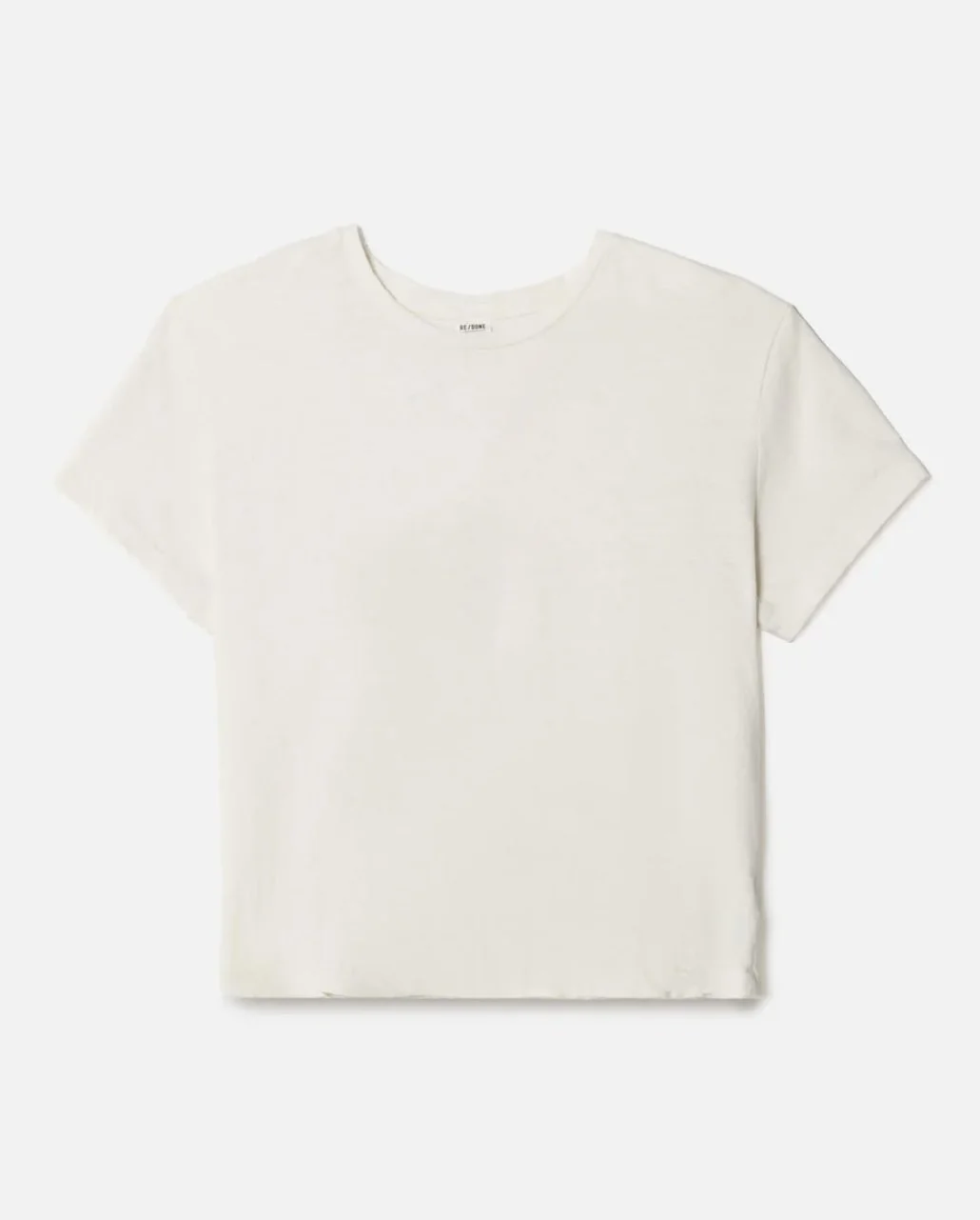 Nouveau ! RE/DONE T-shirt Boxy Tee 50s Vintage White
