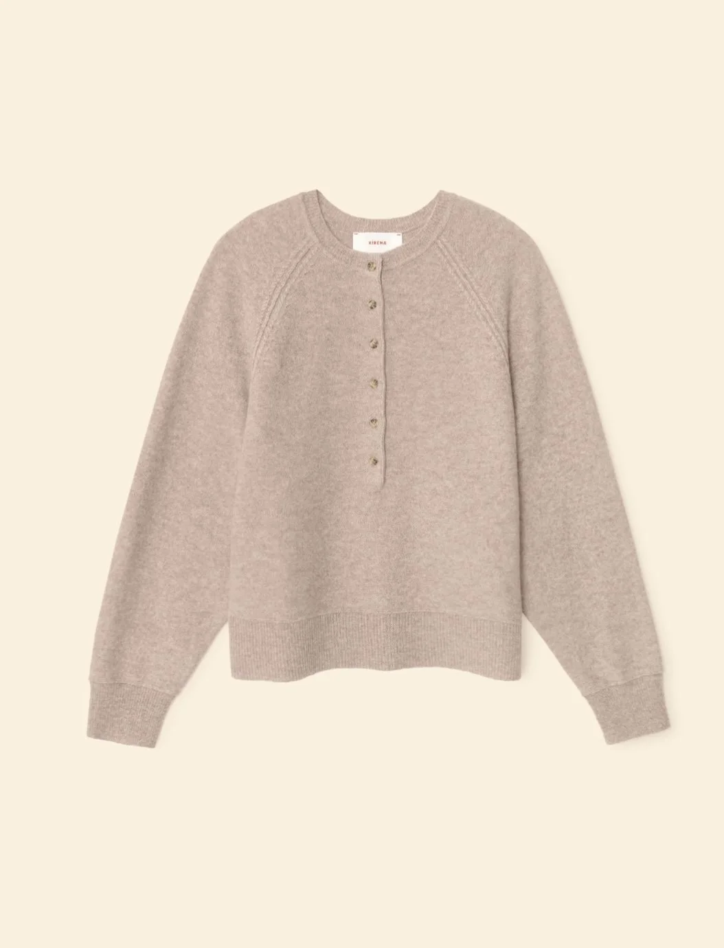 Nouveau ! XIRENA Pull Cachemire Griffin Heather Brown PRÉCOMMANDE !