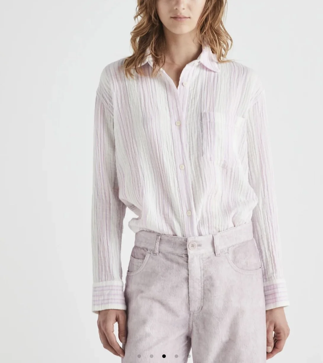 Nouveau ! MASSCOB Chemise Flora Lavender PRÉCOMMANDE !