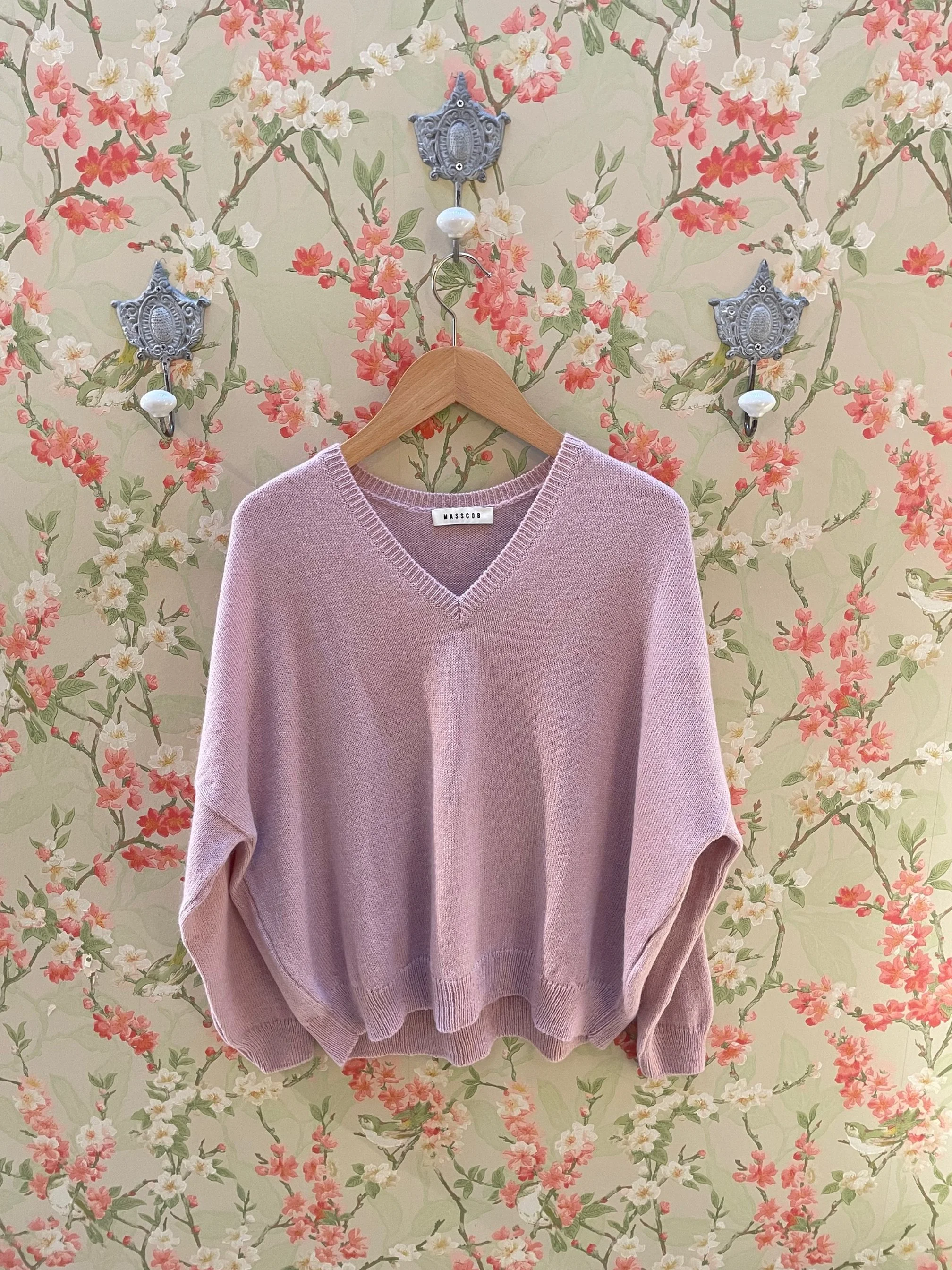 Nouveau ! MASSCOB Pull Troncoso Rose Ballet