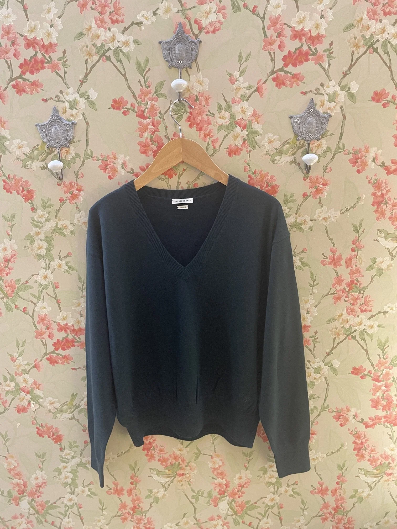 Nouveau ! LAURENCE BRAS Pull Cuba Dark Green
