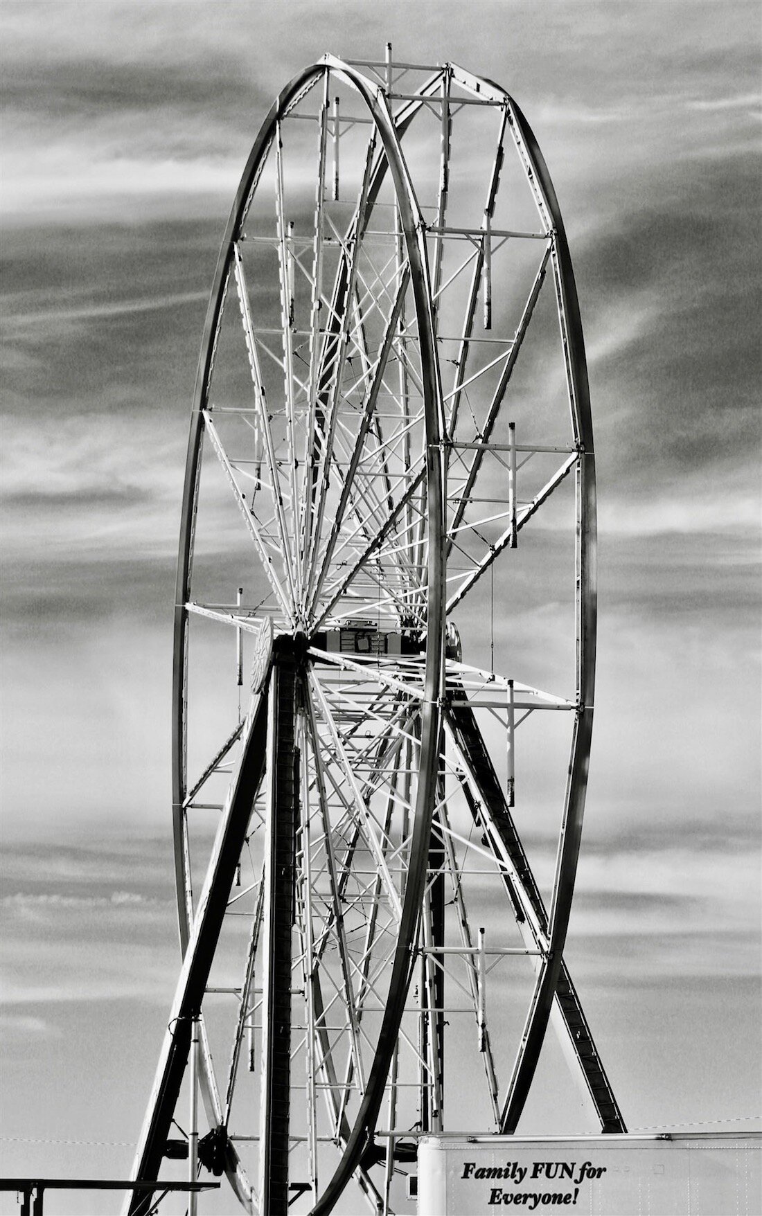 Silver Ferris Wheel