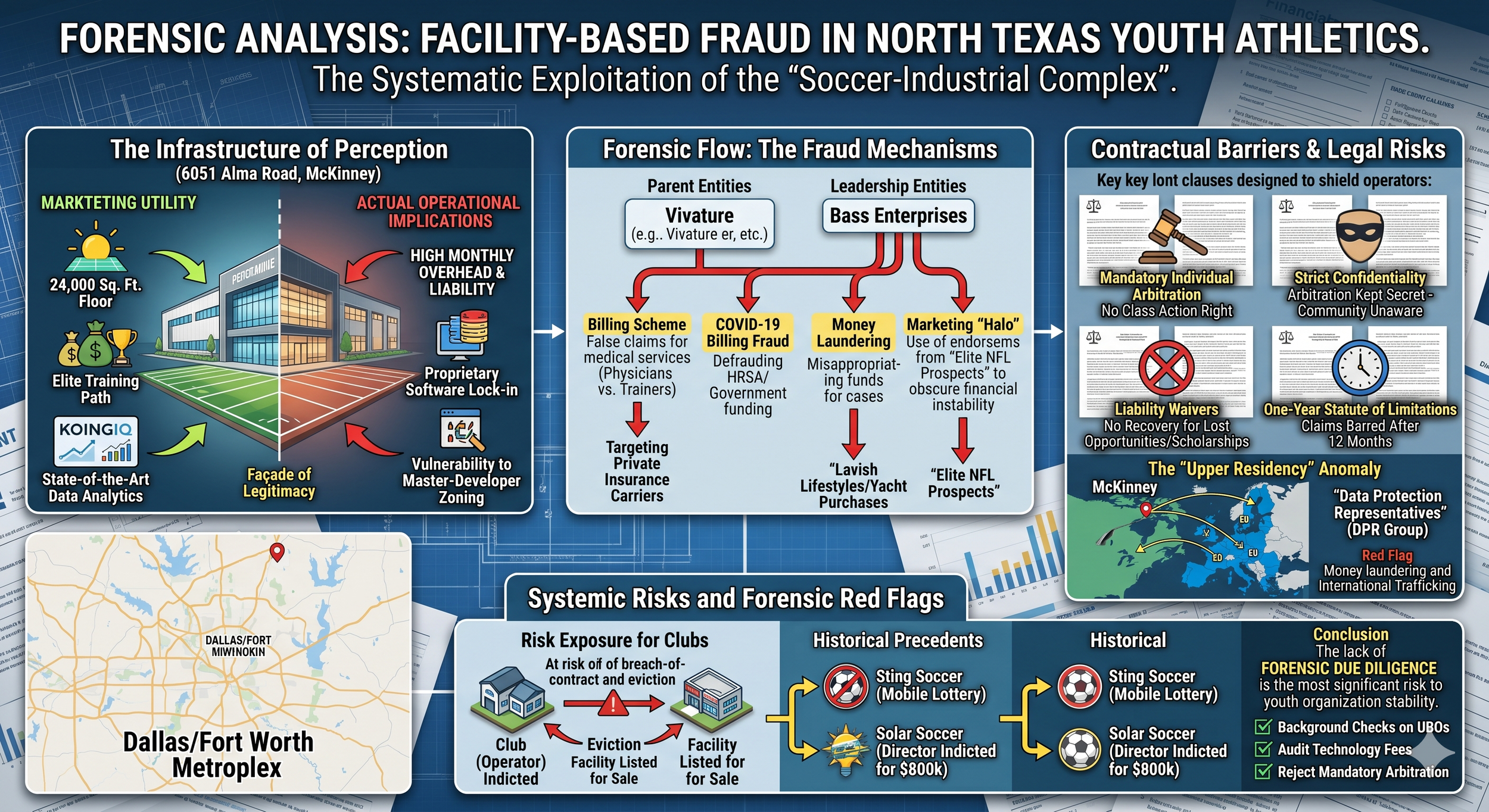Forensic Analysis of Facility-Based Fraud in North Texas Youth Athletics: The Inpoweriq Performance Center and the Systematic Exploitation of the Soccer-Industrial Complex