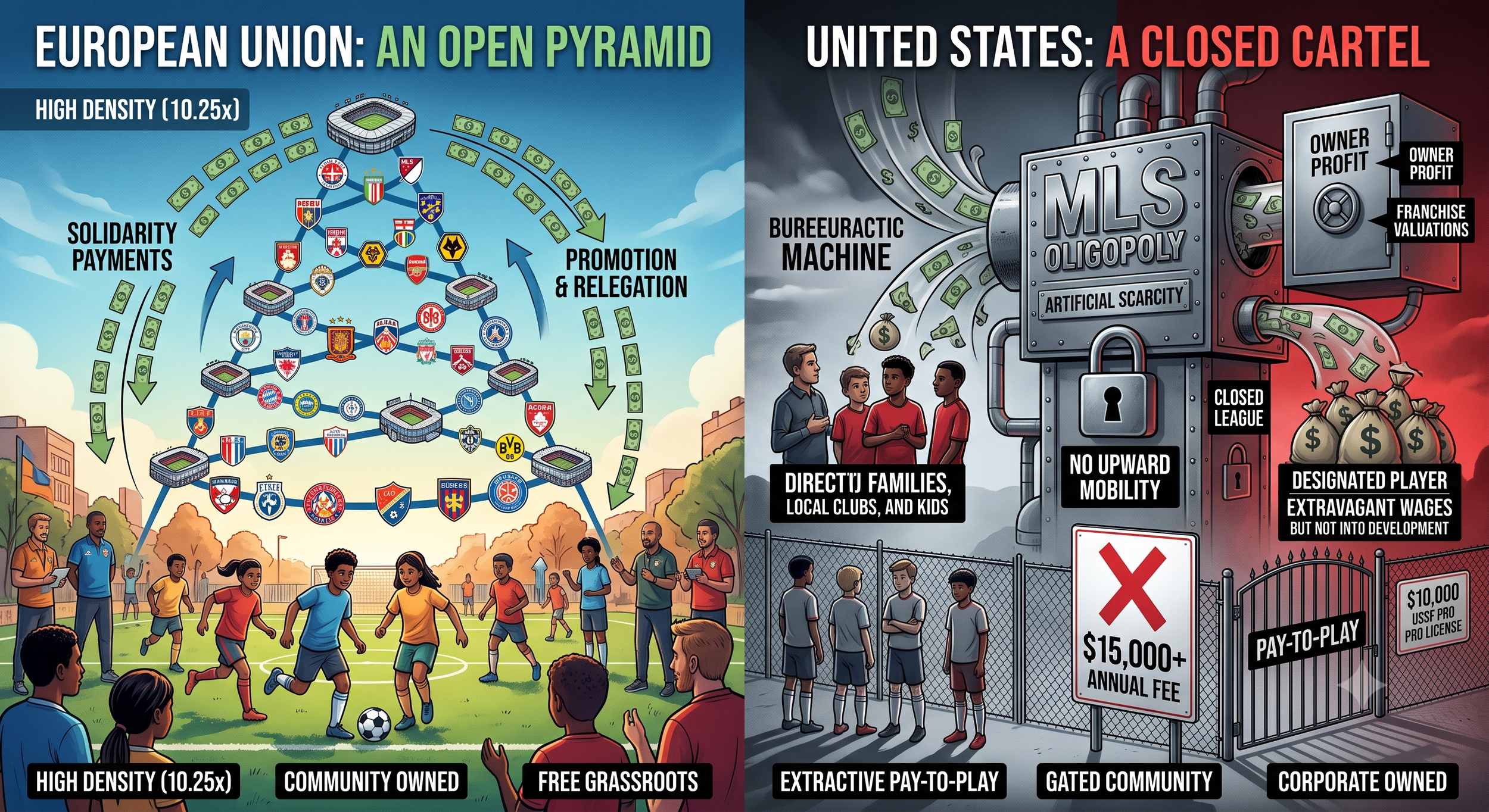 The Great American Soccer Extortion: How a Billionaire Cartel is Killing the Beautiful Game