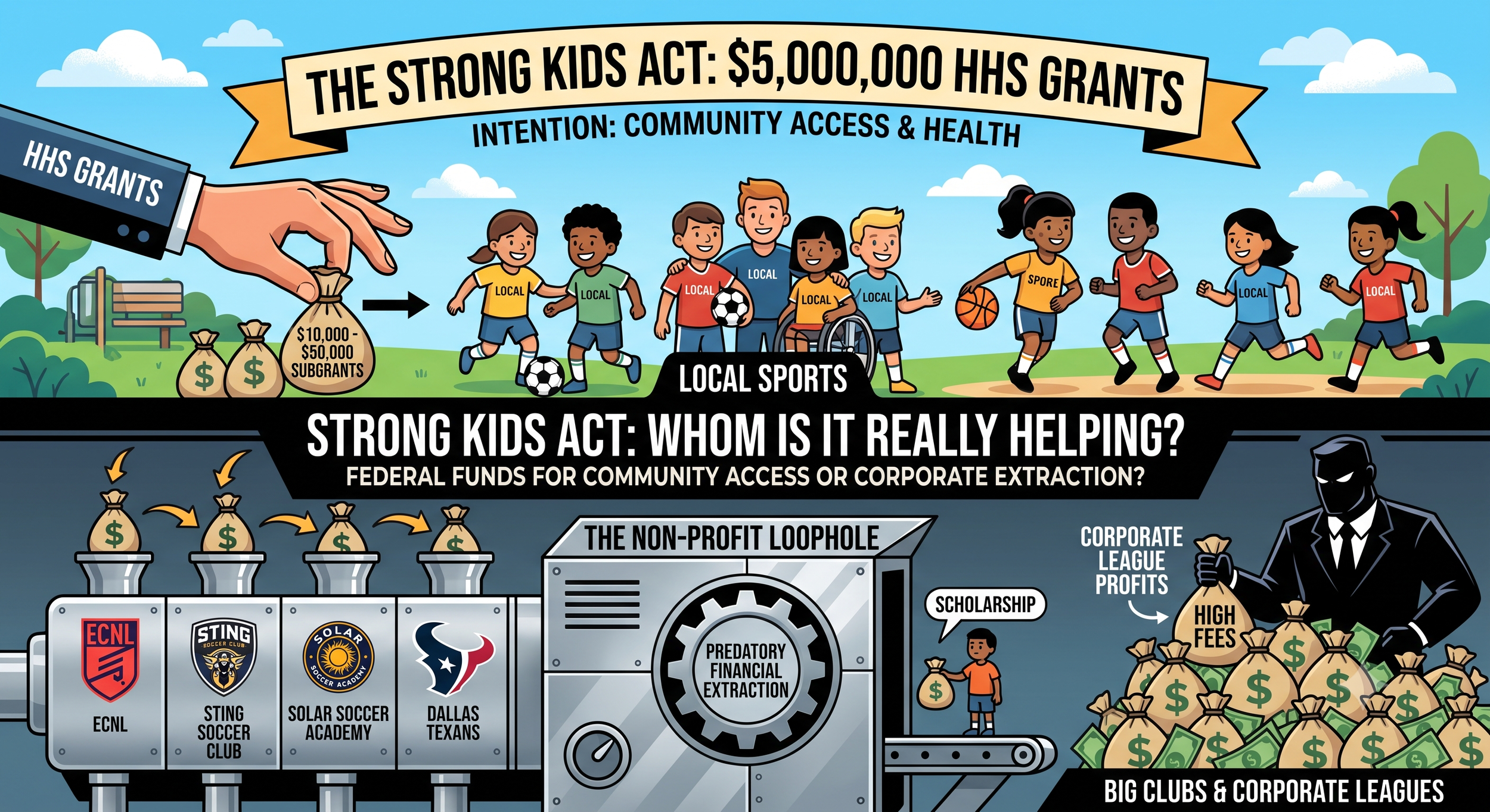 The Tax-Exempt Trojan Horse: How Mega-Clubs and Corporate Leagues Could Exploit the STRONG Kids Act