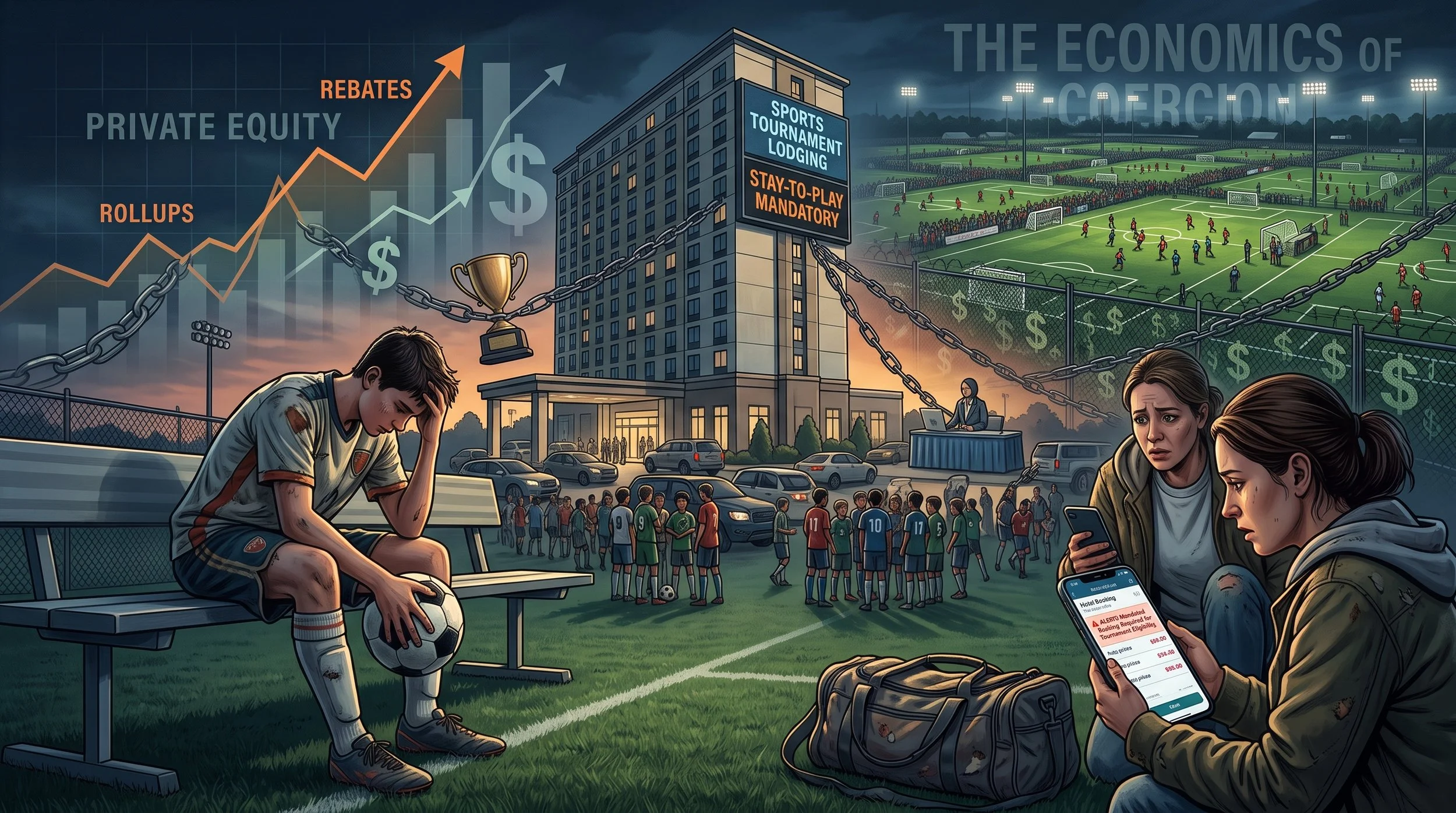 The Economics of Coercion: "Stay-to-Play" Mandates, Private Equity Rollups, and the Youth Sports Accessibility Crisis