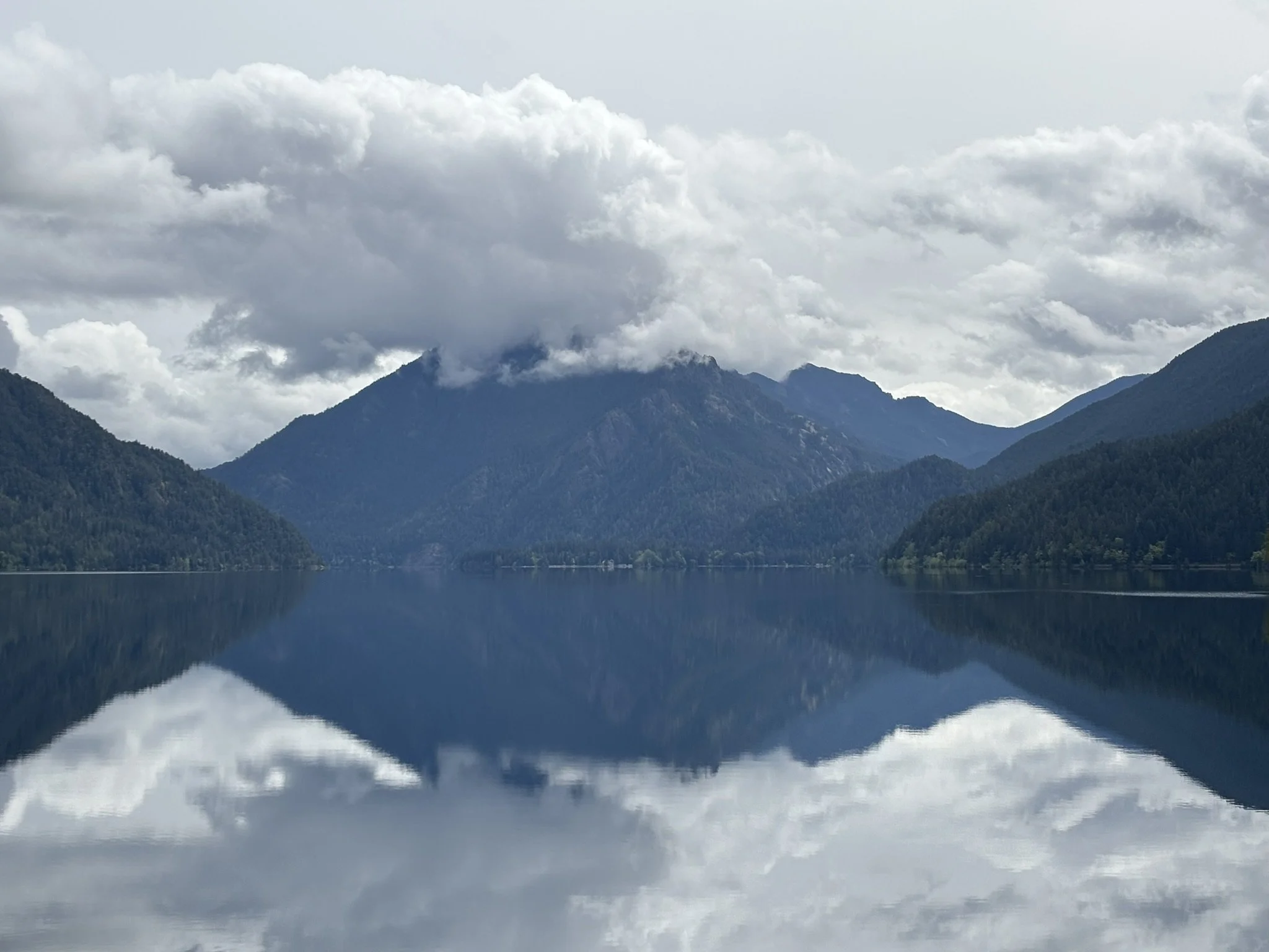 more reflections at lake crescent