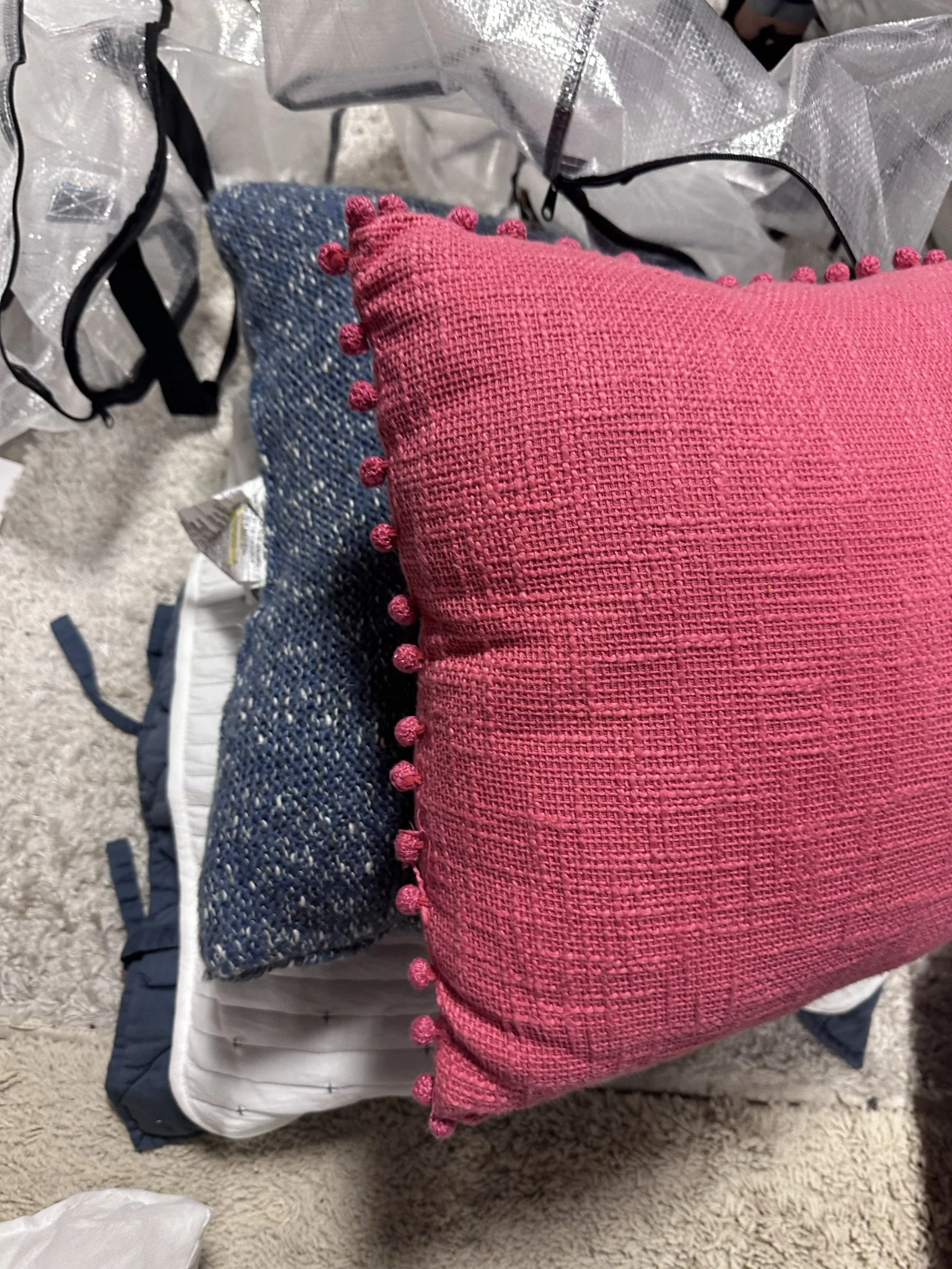 {T011} Youth Twin - White, Blue + Pink