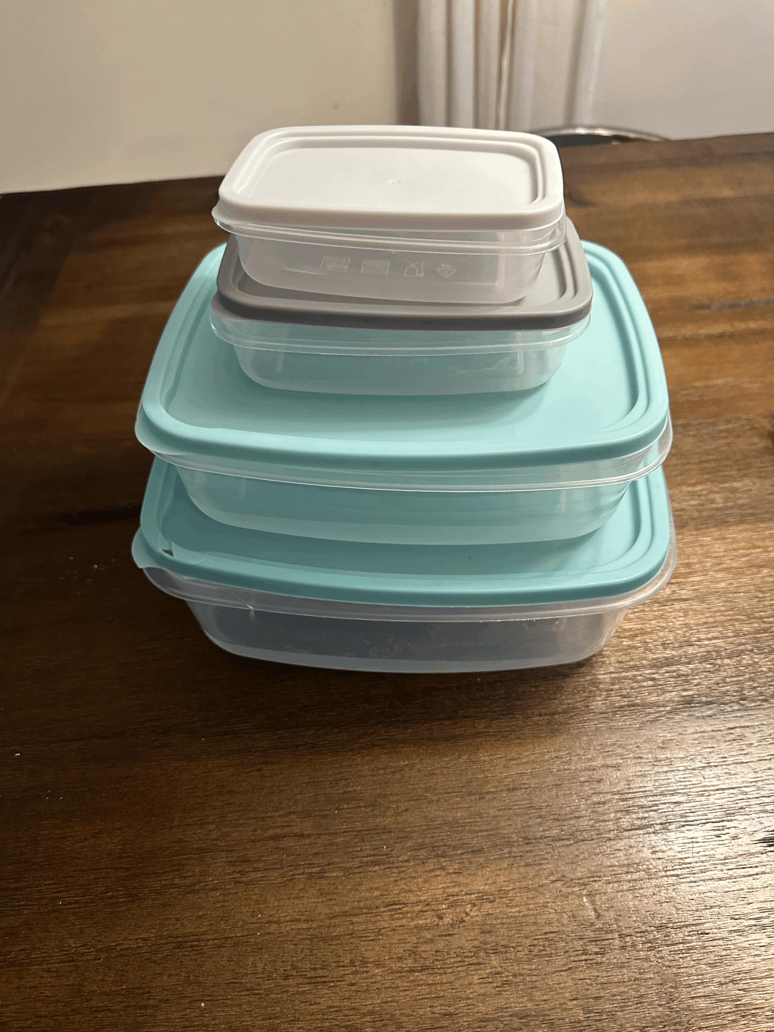 Plastic Food Storage Set